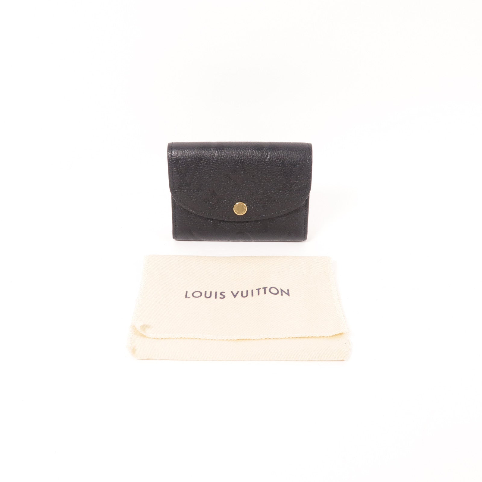 LOUIS VUITTON Monogram Empreinte Rosalie Coin Purse金扣零錢包