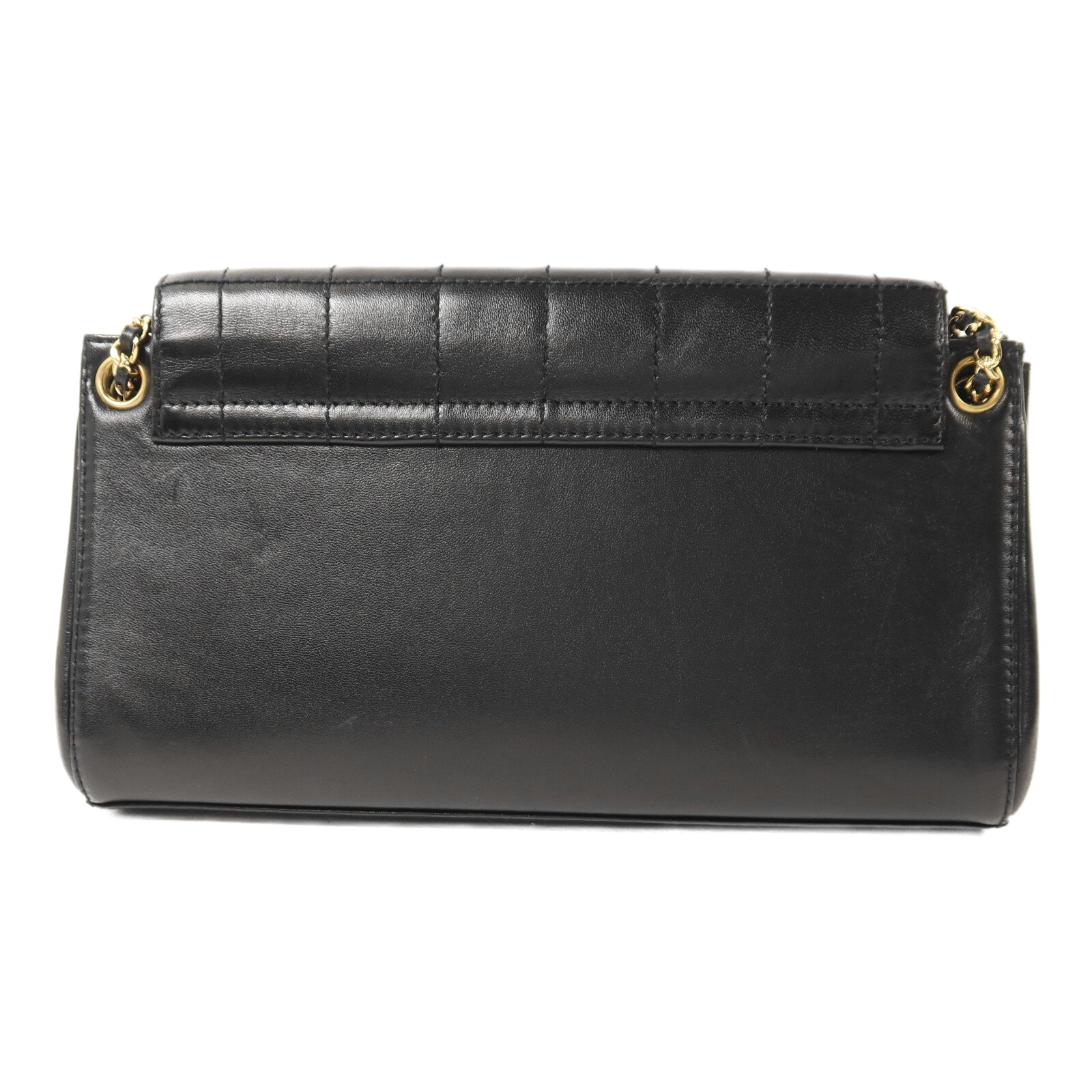 CHANEL 羊皮皮革2.55 Chocobar Flap Bag金扣鏈帶肩背袋