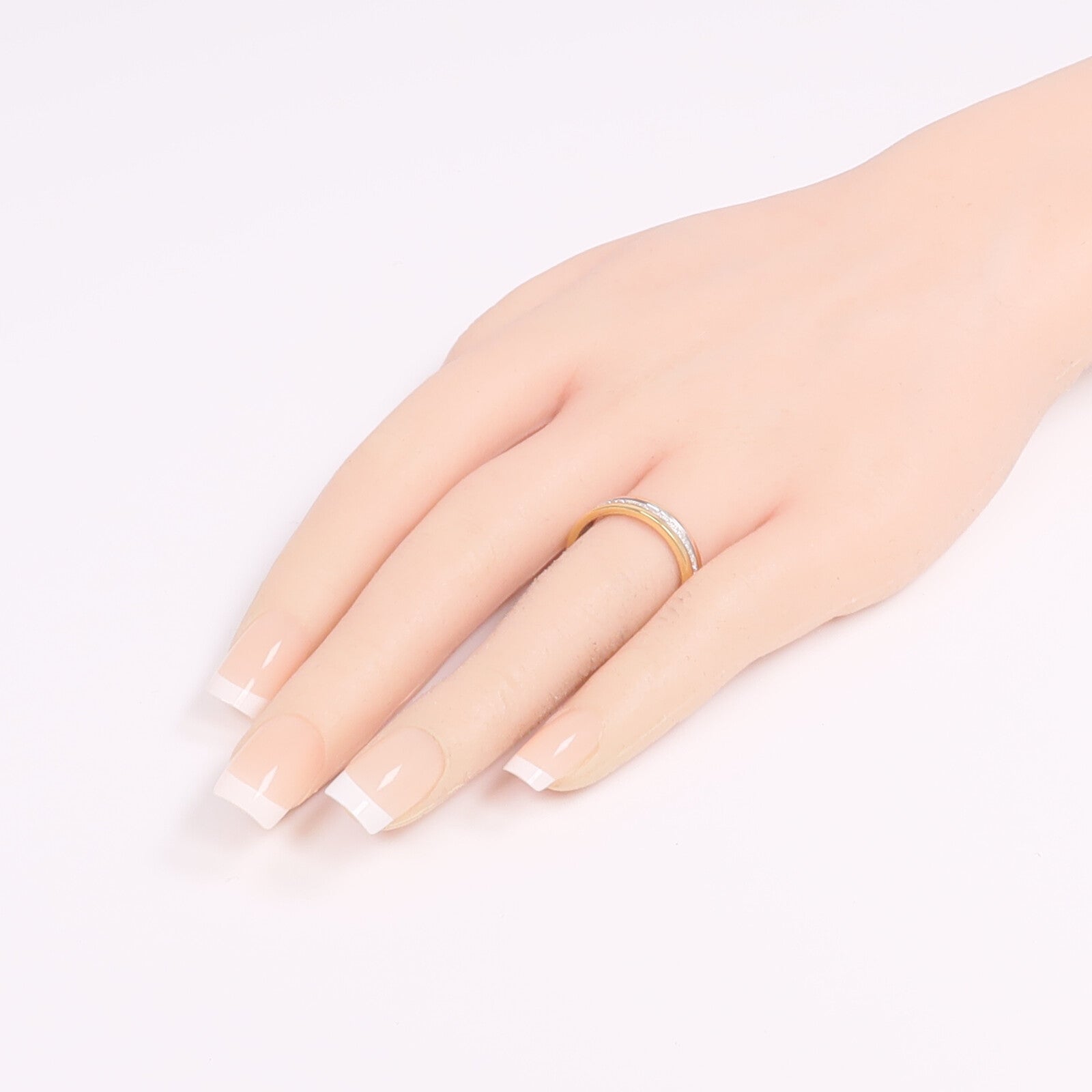 JEWELRY 【激減優惠】18K黃金/白金/玫瑰金Ring鑽石戒指US#8