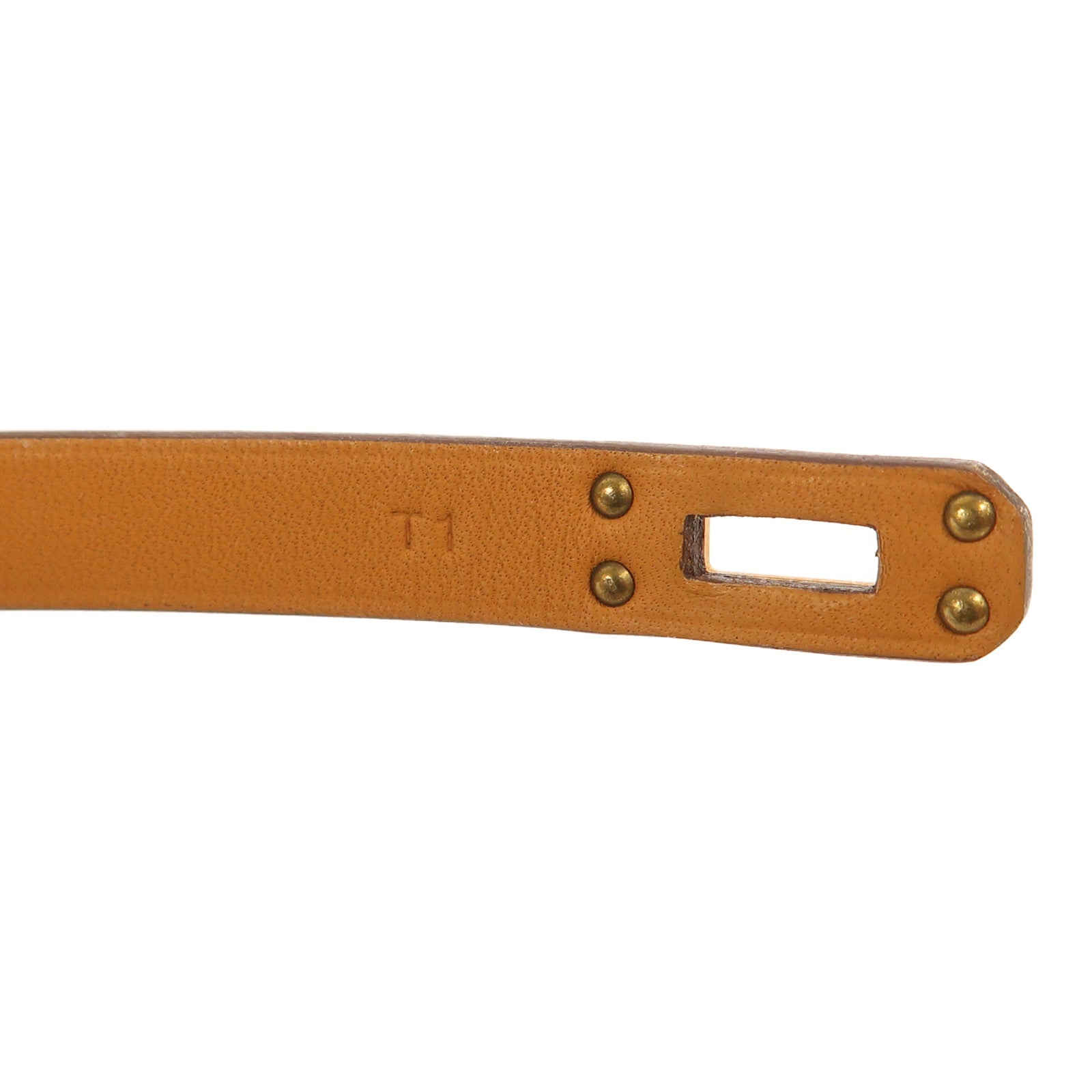 HERMES Swift皮革Mini Kelly Double Tour手鐲Rose Sakura