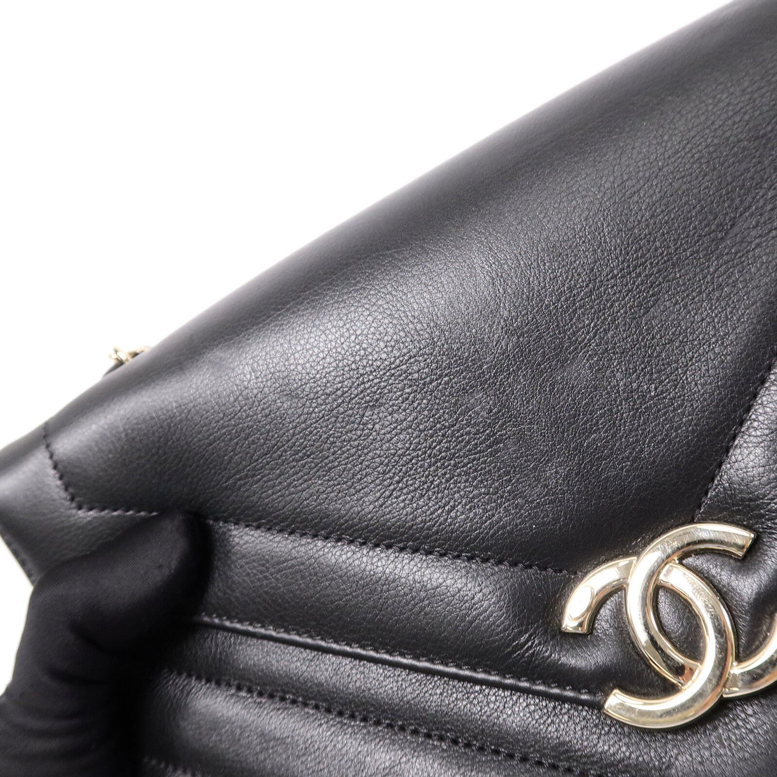 CHANEL 牛皮皮革Chain Shoulder Bag鏈帶肩背袋