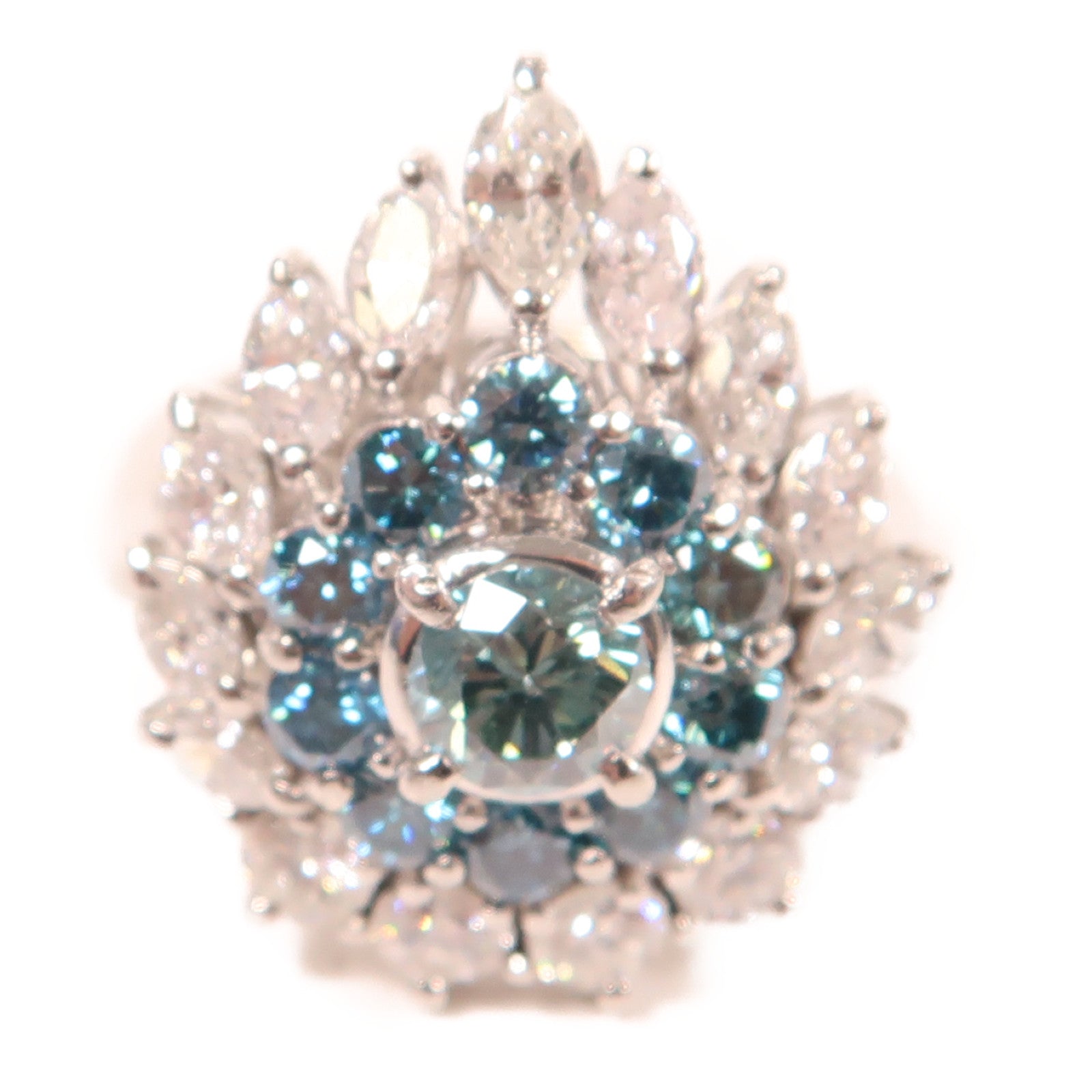 JEWELRY 【激減優惠】PT900鉑金Diamond Ring 0.63ct鑽石 2.8鑽石戒指US#6