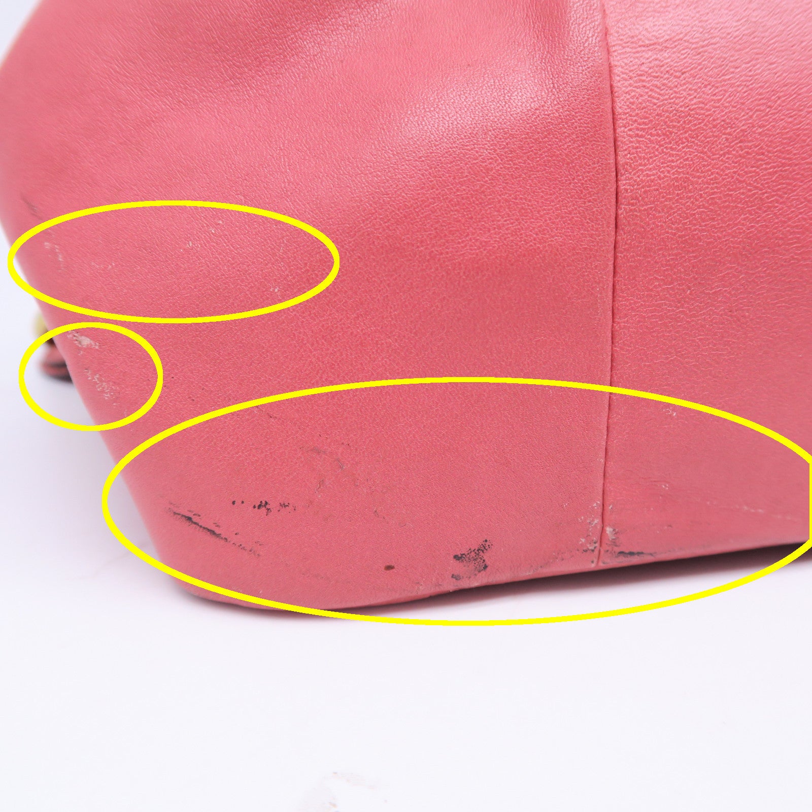 COACH 【激減優惠】牛皮皮革Hand Bag金扣手挽肩背兩用袋粉紅色