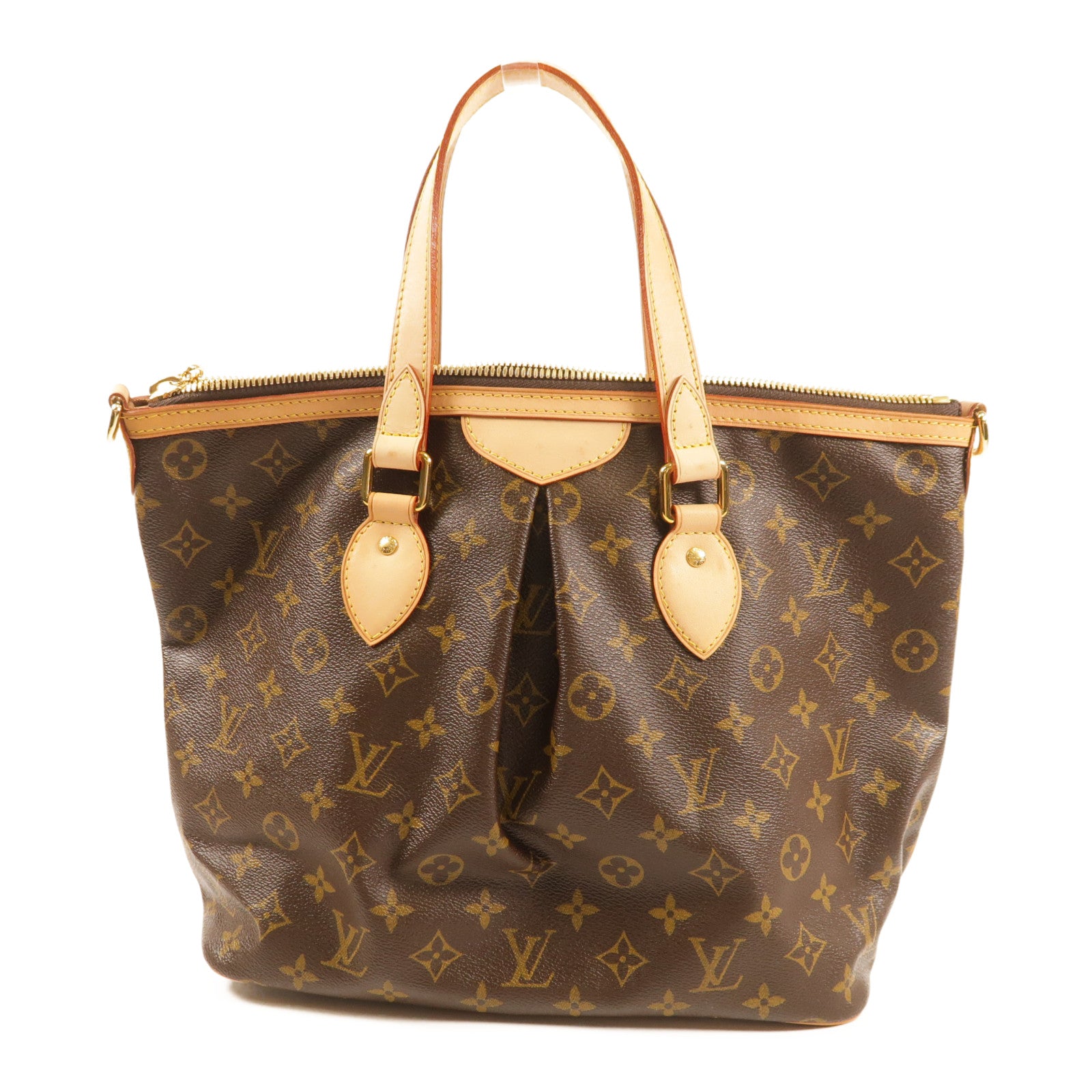 LOUIS VUITTON Monogram Palermo PM金扣手挽肩背兩用袋