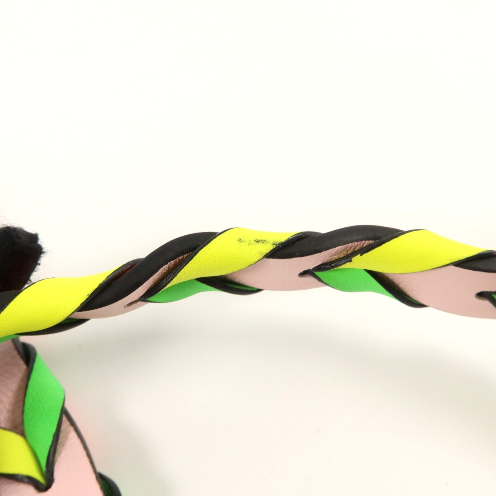 LOEWE 牛皮皮革Braided Mini Shoulder Strap肩帶