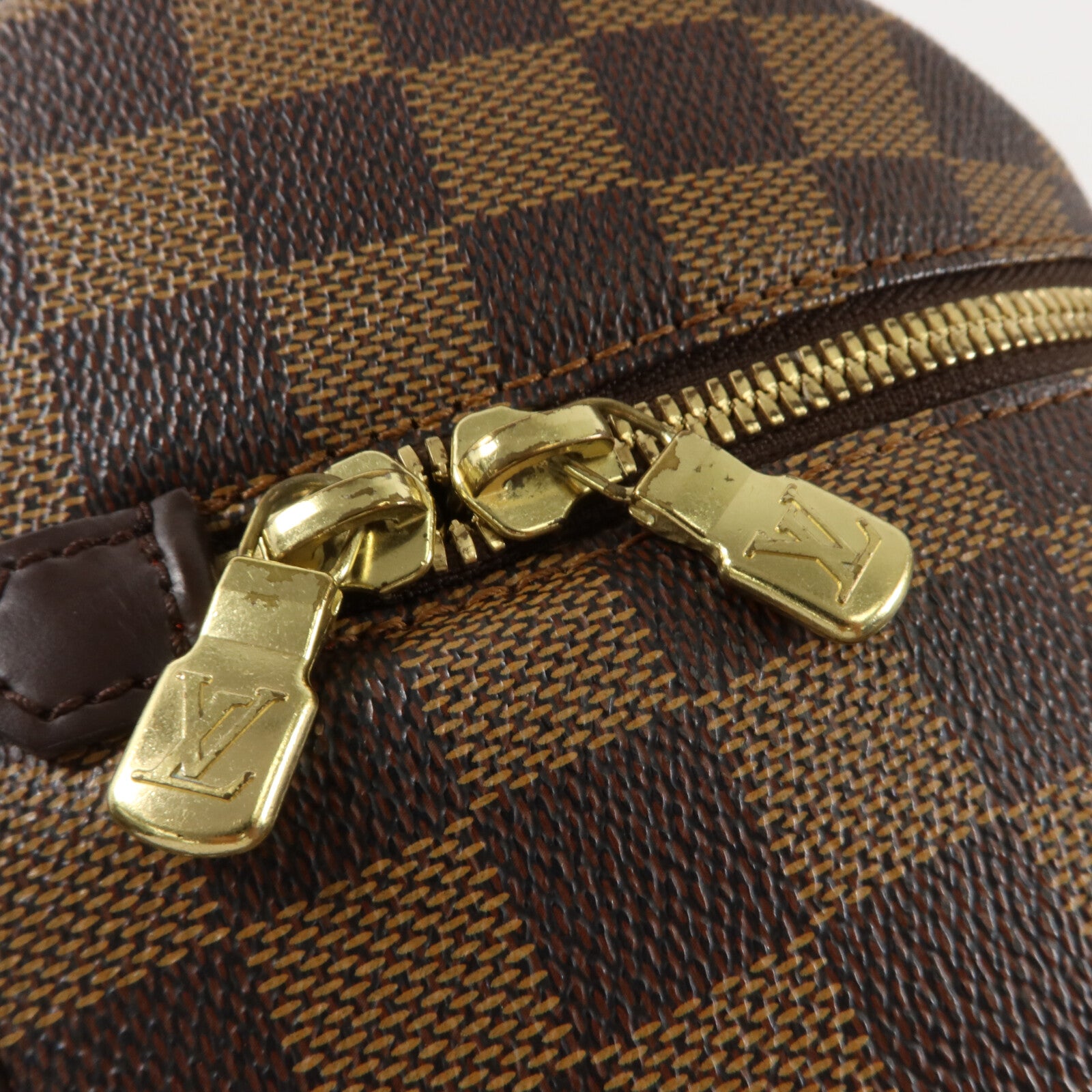 LOUIS VUITTON Damier Rivera Mini金扣手挽袋