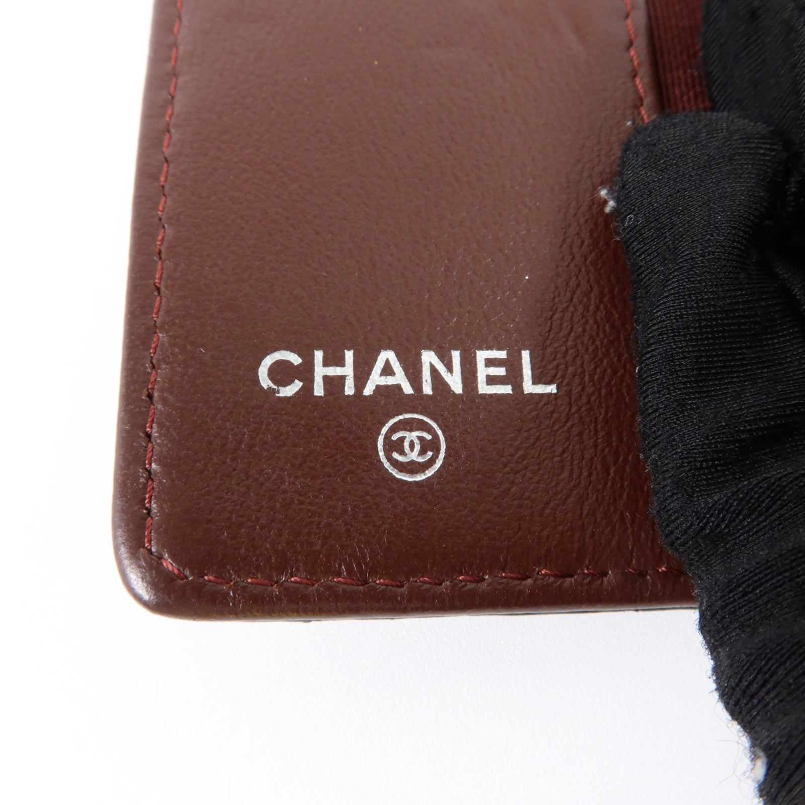 CHANEL 羊皮皮革Key Case銀扣鎖匙包