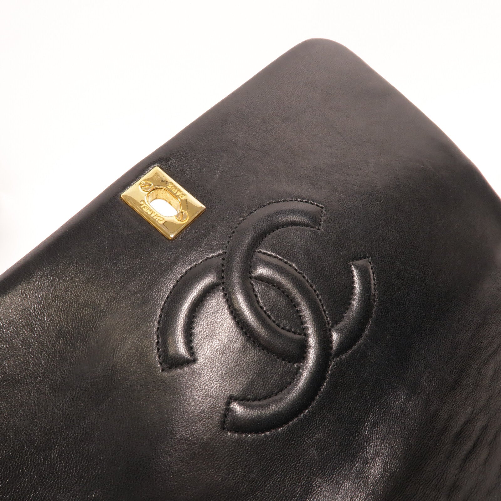 CHANEL 羊皮皮革Vintage Chain Shoulder肩背袋