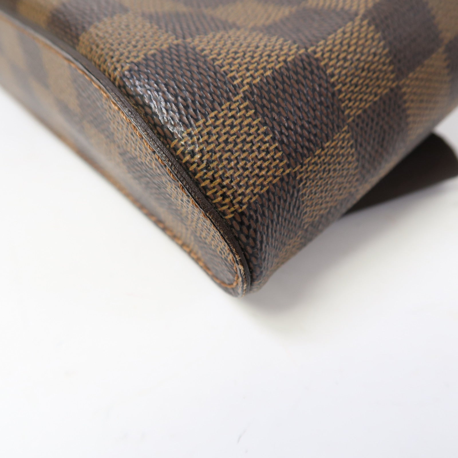 LOUIS VUITTON 【激減優惠】Damier Ebene Geronimos金扣腰包啡色