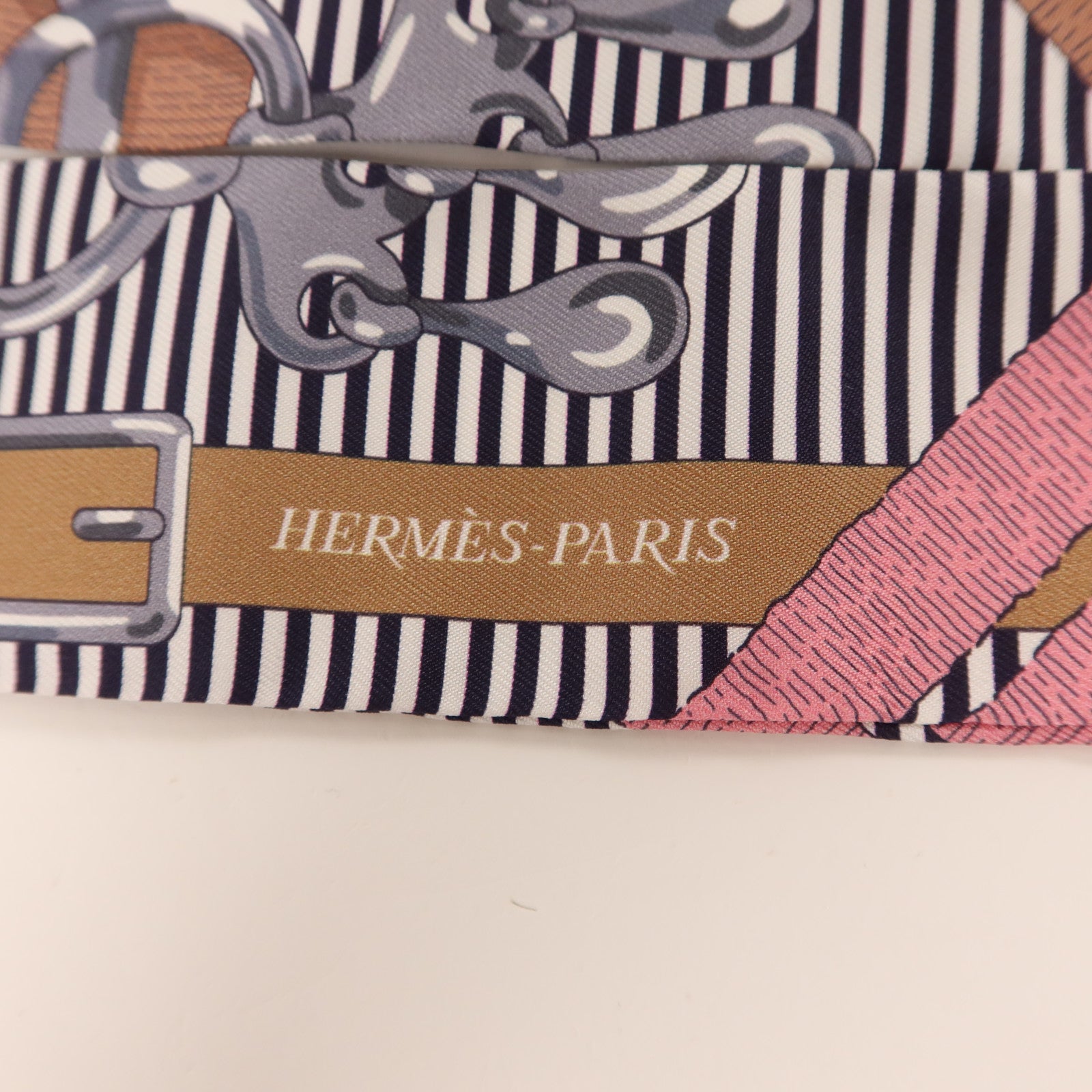 HERMES 絲質Twilly絲巾
