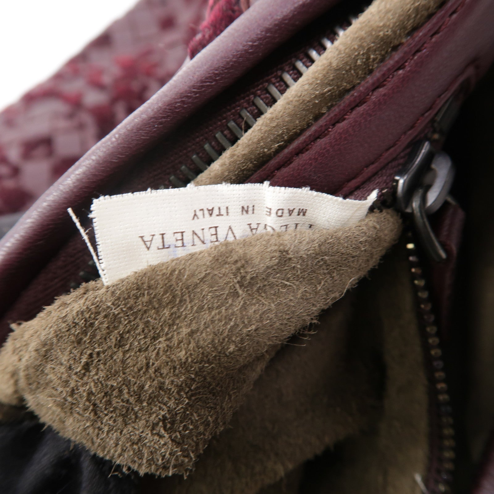 BOTTEGA VENETA 牛皮皮革/天鵝絨Intrecciato Hobo手挽袋