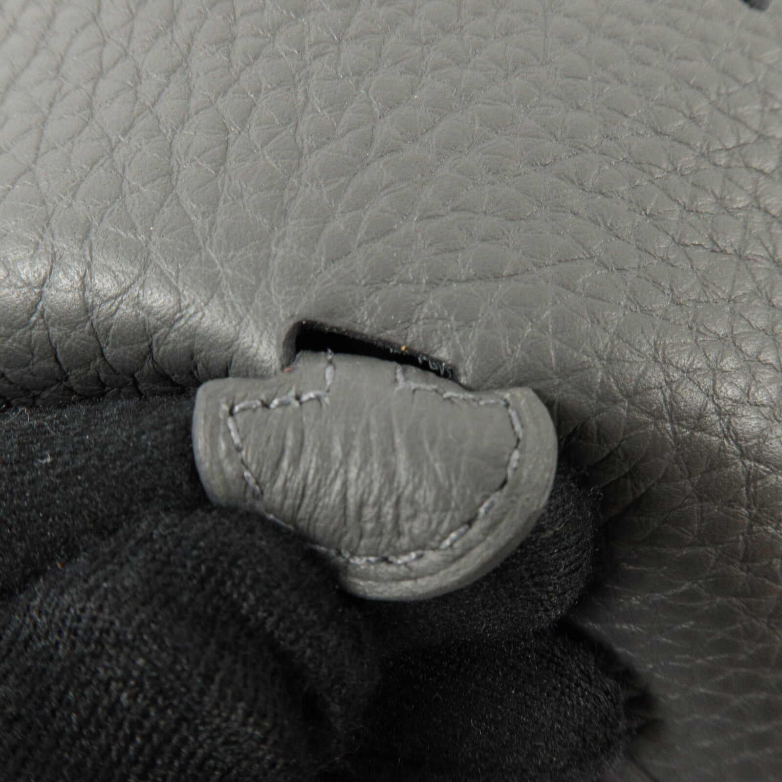 HERMES Clemence皮革Evelyne TPM肩背袋Gris Misty