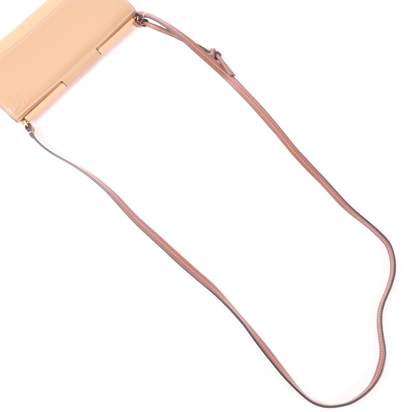 LOEWE 【激減優惠】牛皮皮革Gate Pochette Bag金扣肩背袋