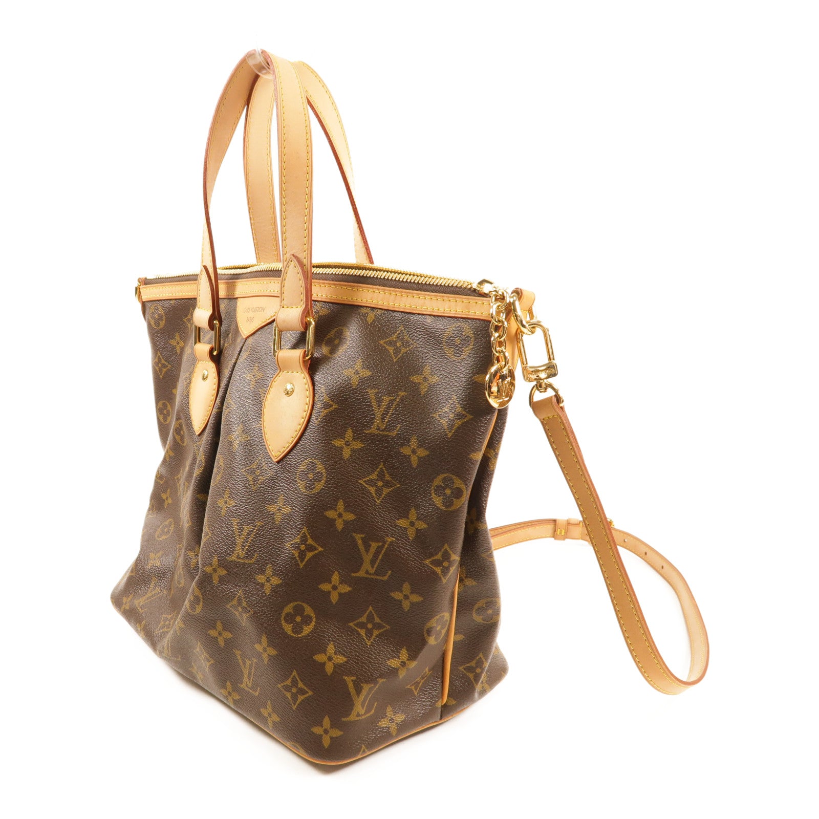 LOUIS VUITTON Monogram Palermo PM金扣手挽肩背兩用袋