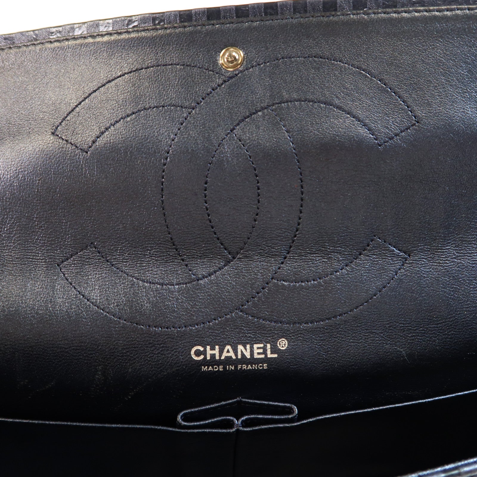 CHANEL 【激減優惠】牛皮皮革Chain Shoulder銀扣鏈帶肩背袋
