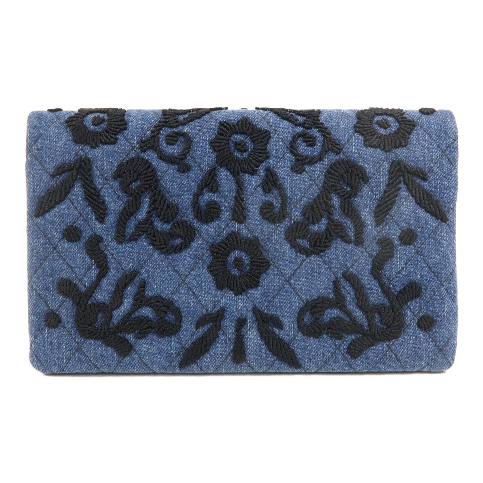 PRADA 牛仔布Clutch手拿包