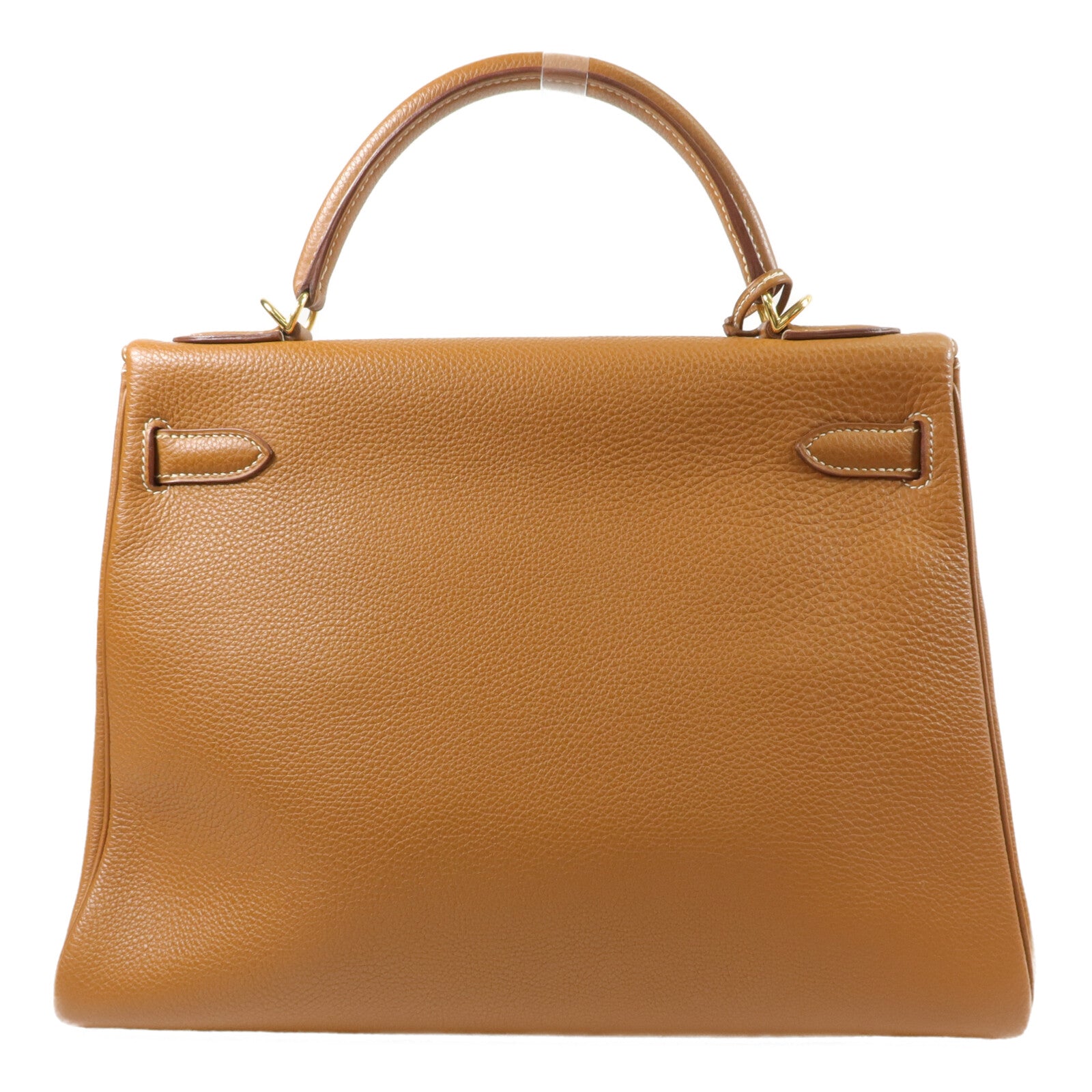 HERMES Togo皮革Kelly 32手挽肩背兩用袋Gold
