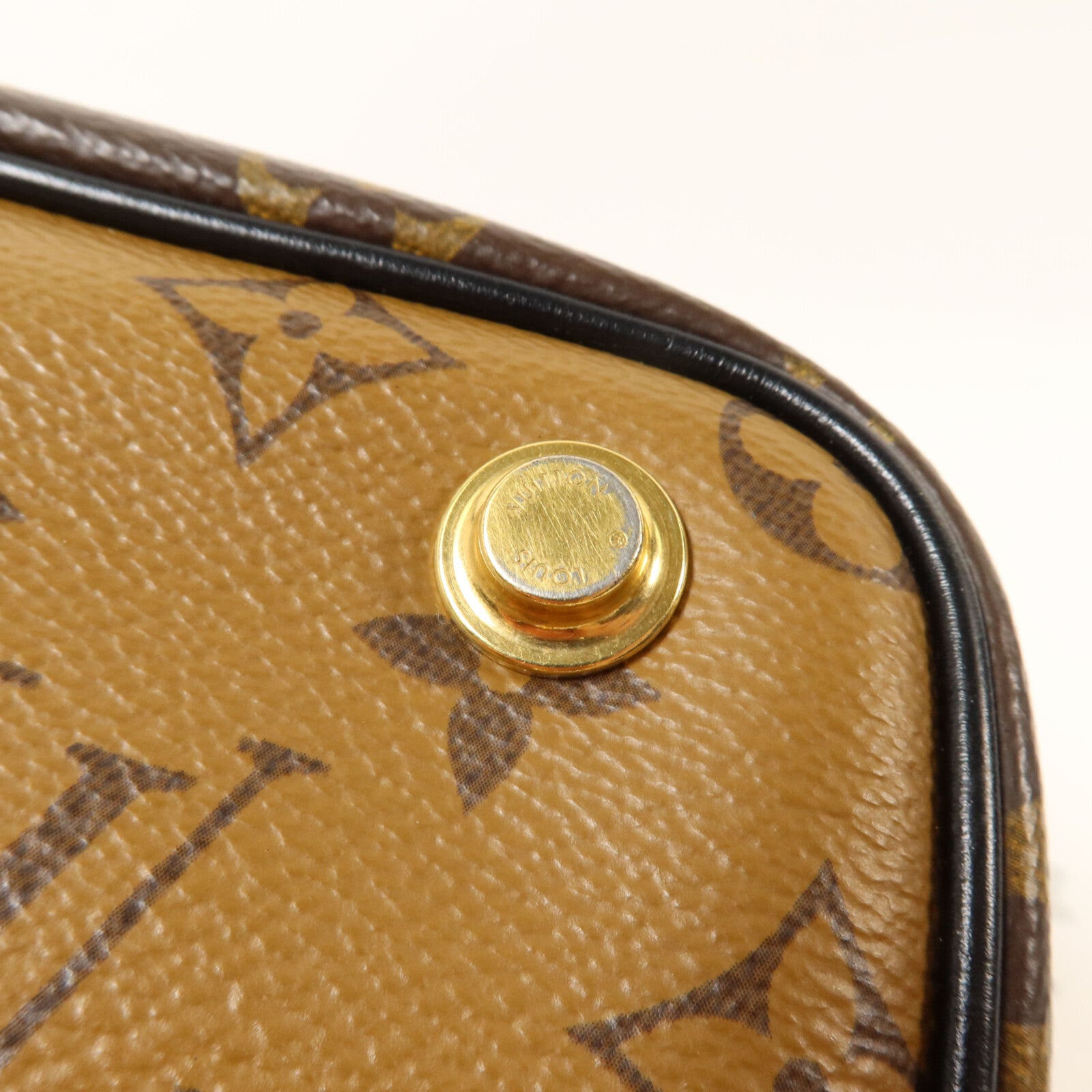 LOUIS VUITTON Monogram Reverse Vanity PM鏈帶手挽肩背兩用袋