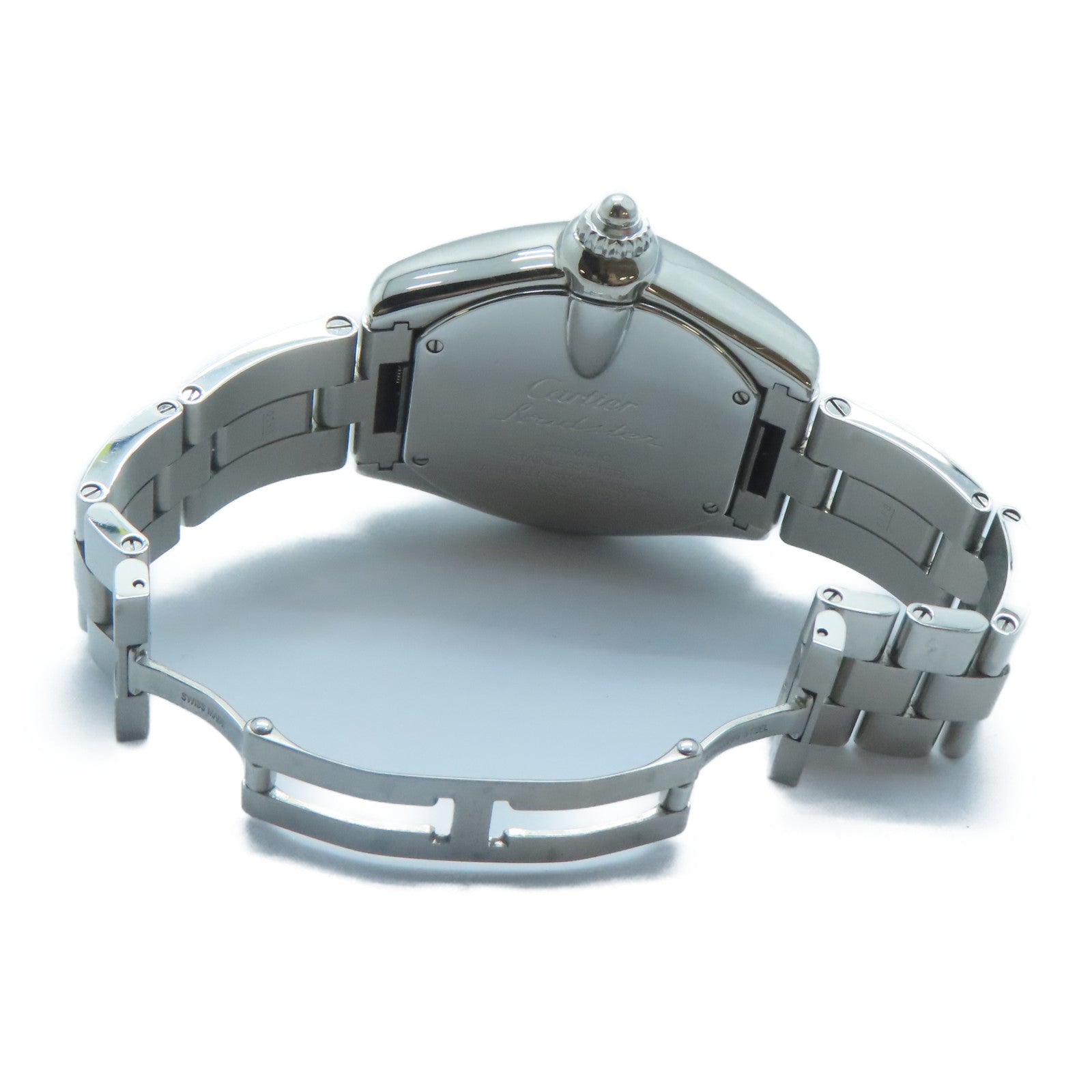 CARTIER 【激減優惠】Roadstar不鏽鋼手錶自動機芯銀色