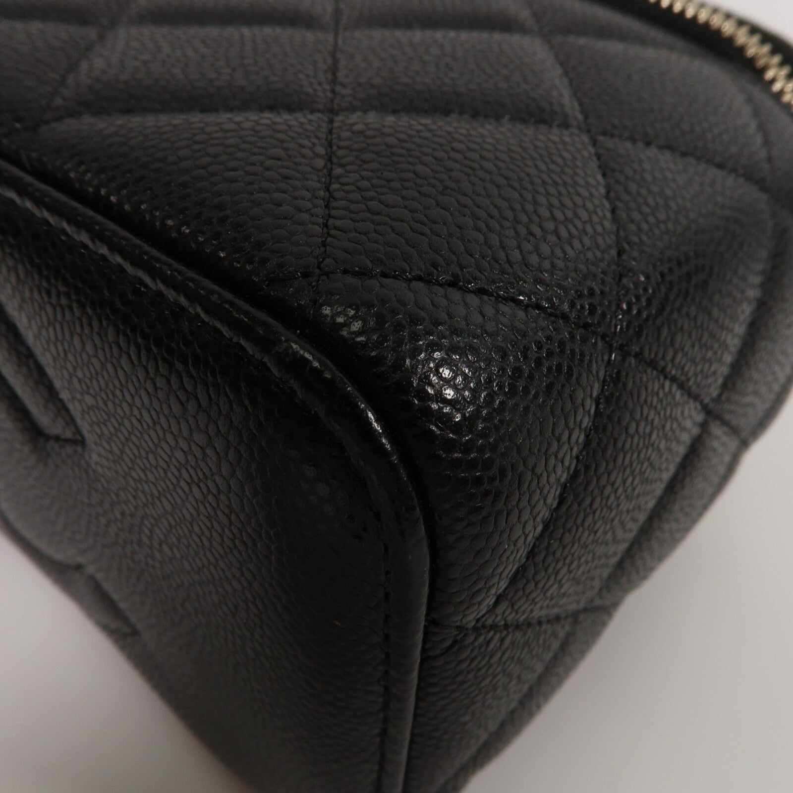 CHANEL 牛皮皮革Vantiy Case鏈帶肩背袋