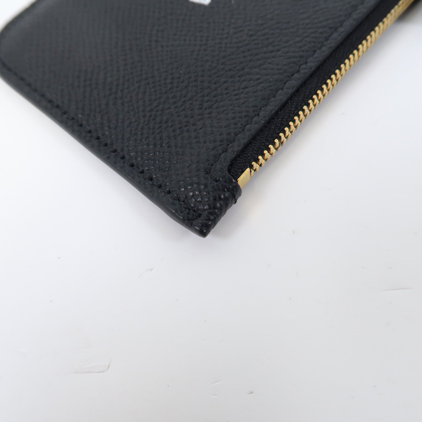 BALENCIAGA 牛皮皮革Card Case金扣卡片套黑色