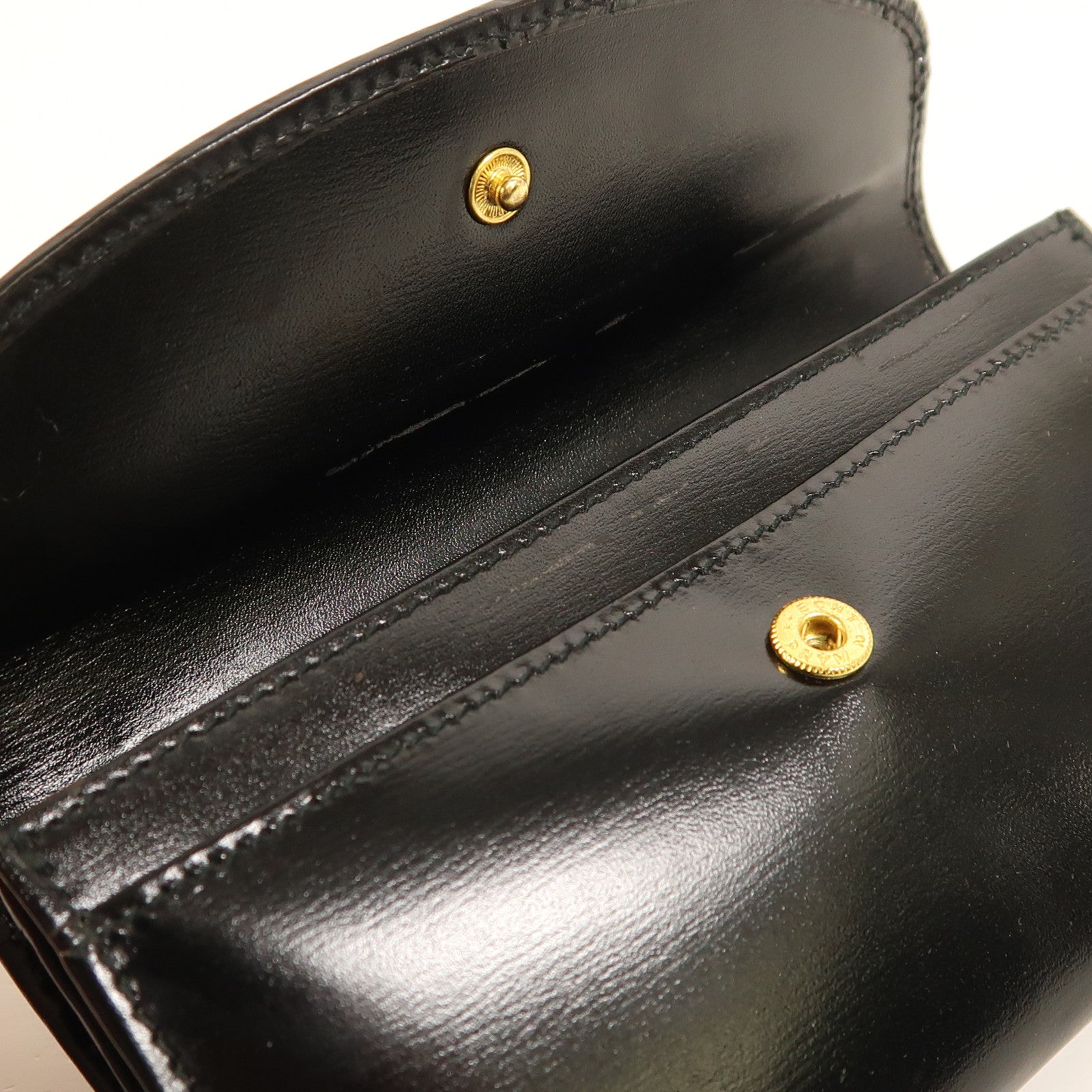 GUCCI 皮革Coin Case Purse金扣零錢包