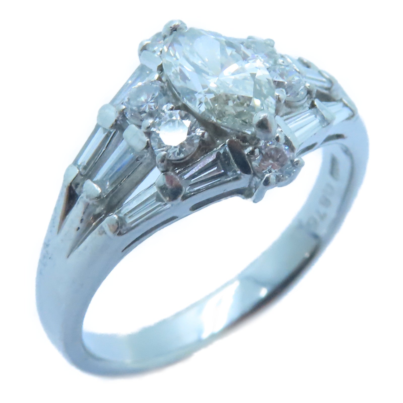 JEWELRY 【激減優惠】PT900鉑金Diamond Ring 0.876ct/0.88ct鑽石戒指US#9.25
