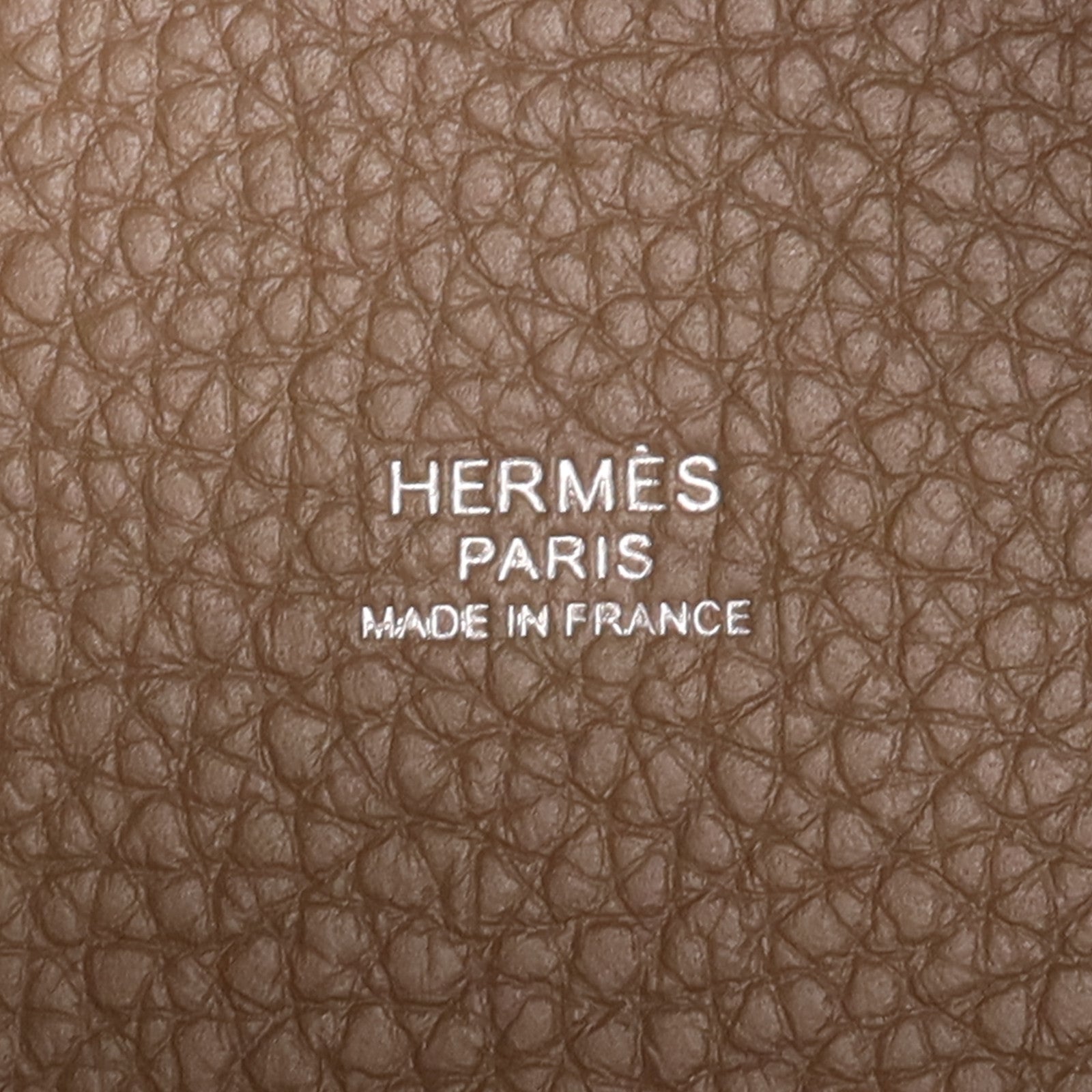 HERMES Clemence皮革Picotin PM銀扣手挽袋