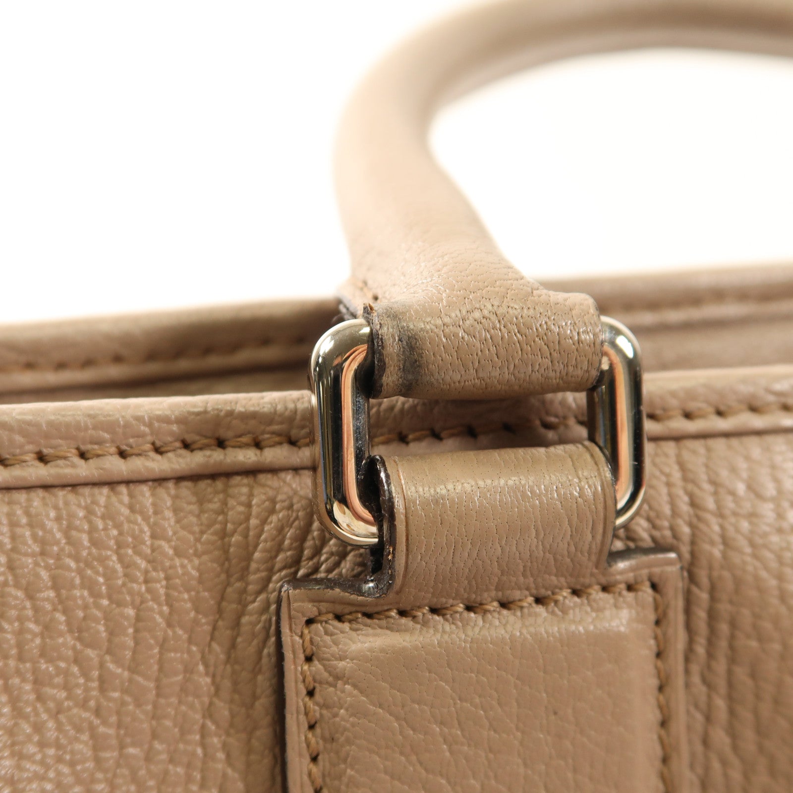 LOEWE 牛皮皮革Amazona 23銀扣手挽袋