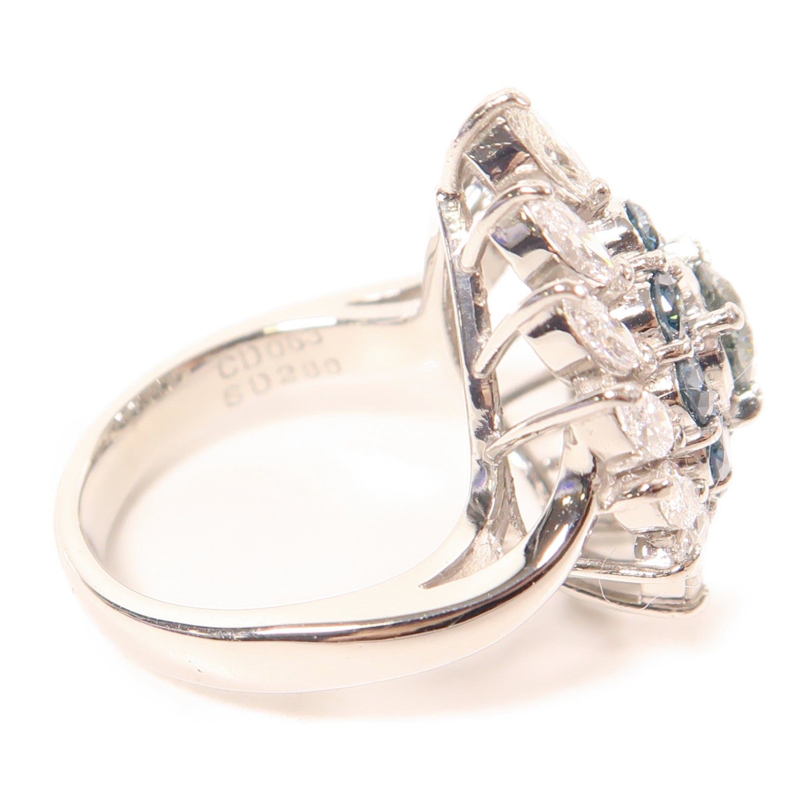 JEWELRY 【激減優惠】PT900鉑金Diamond Ring 0.63ct鑽石 2.8鑽石戒指US#6