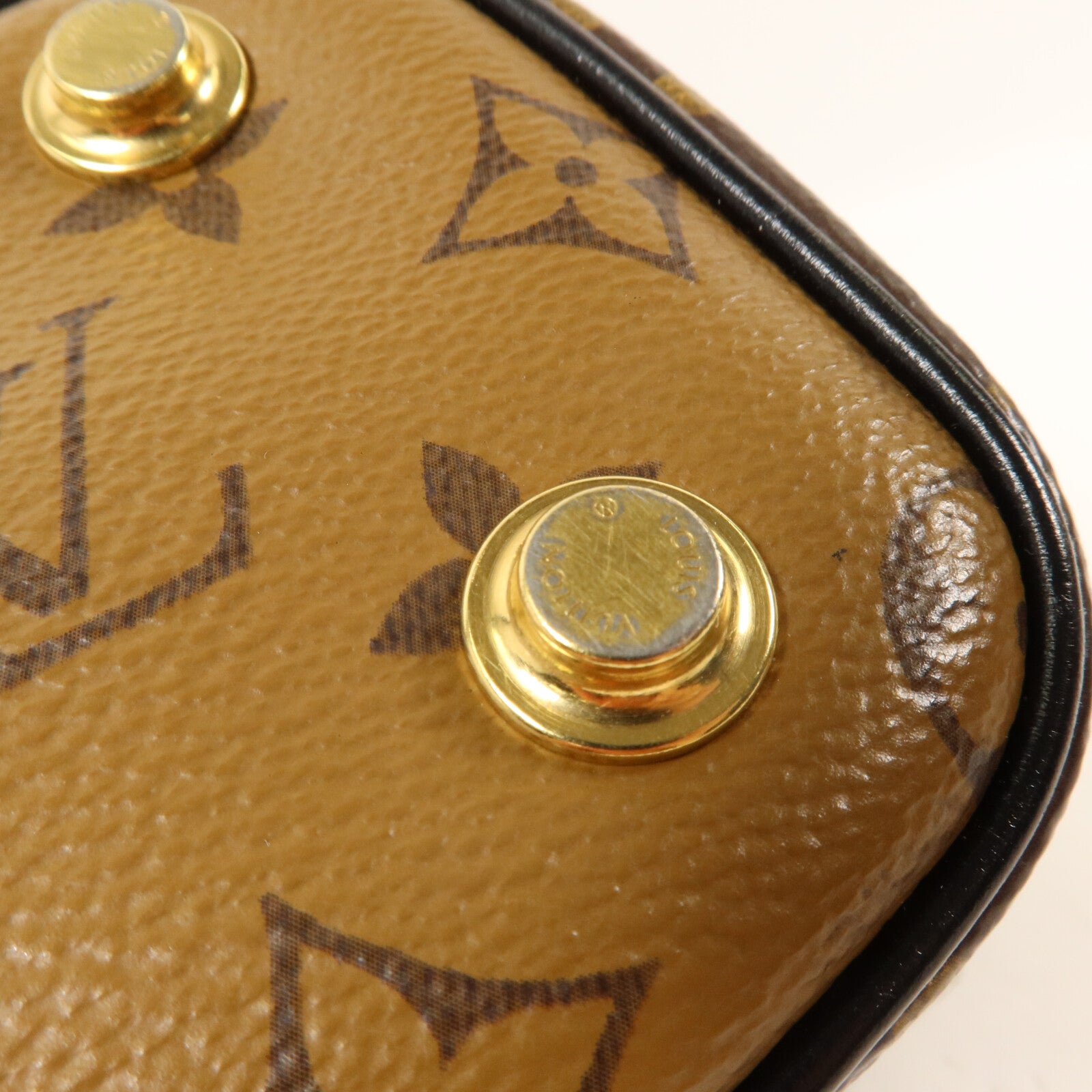 LOUIS VUITTON Monogram Reverse Vanity PM鏈帶手挽肩背兩用袋