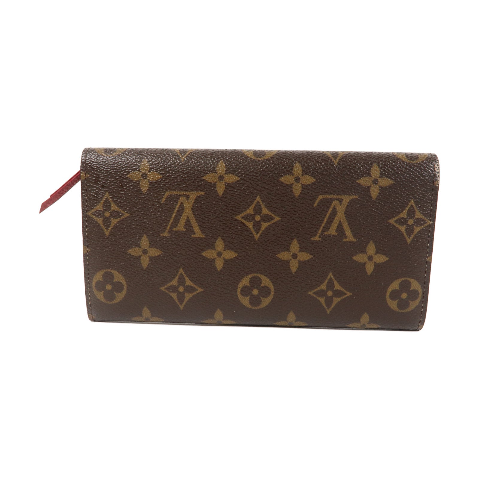 LOUIS VUITTON 【激減優惠】Monogram Emilie Wallet金扣長錢包啡色