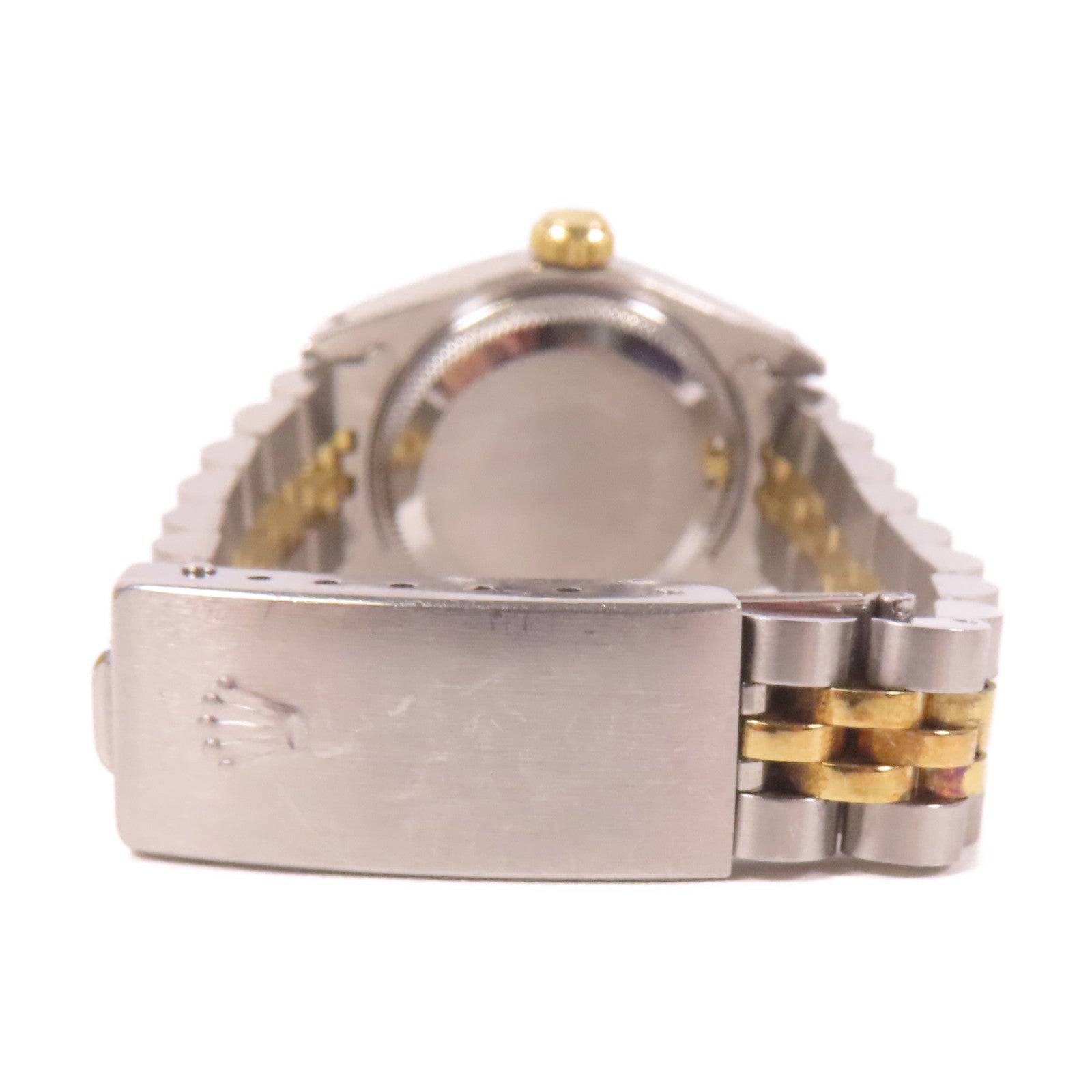 ROLEX Lady Datejust 18K黃金/不鏽鋼手錶自動機芯金色