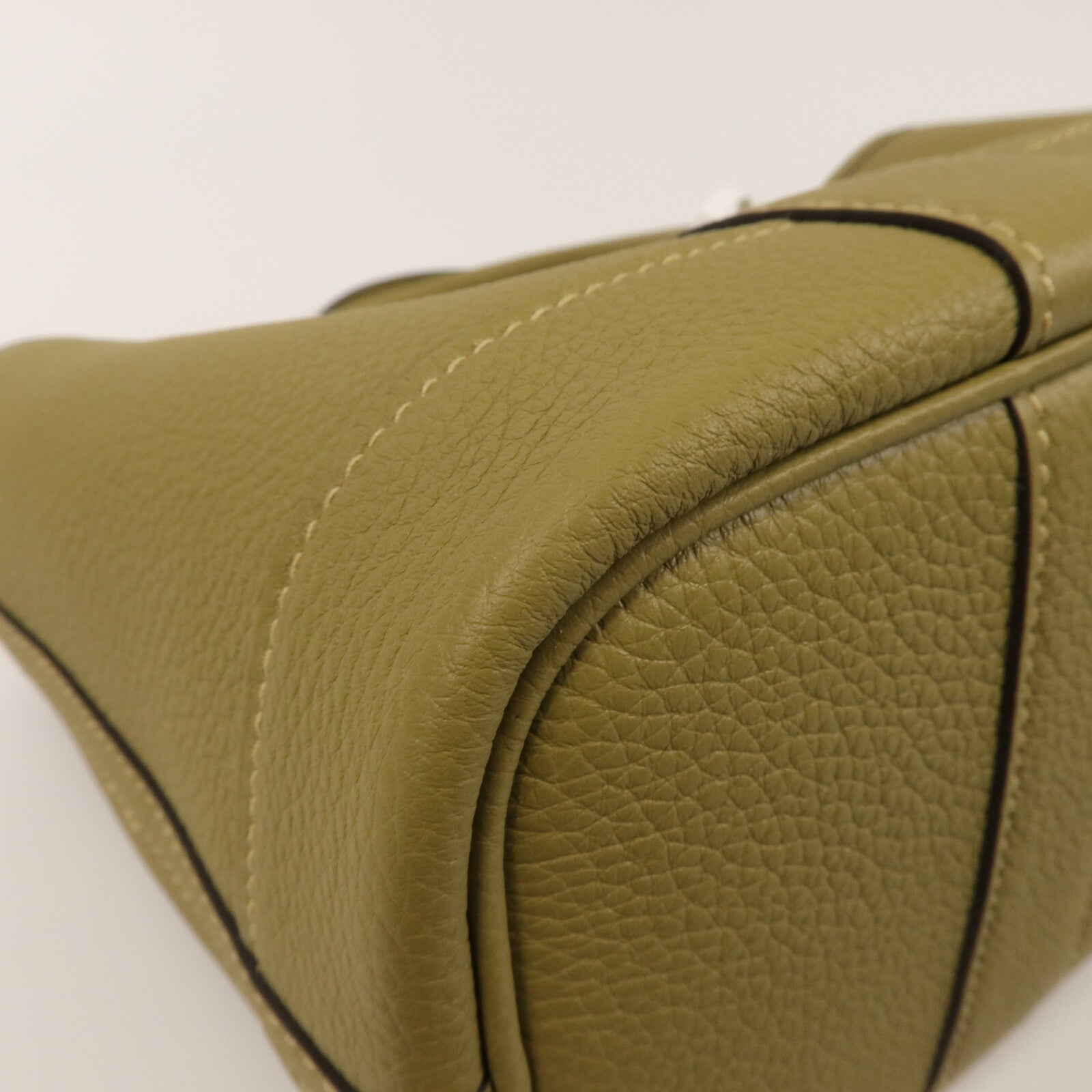 HERMES Negonda皮革Mini Garden Party手挽袋Dune