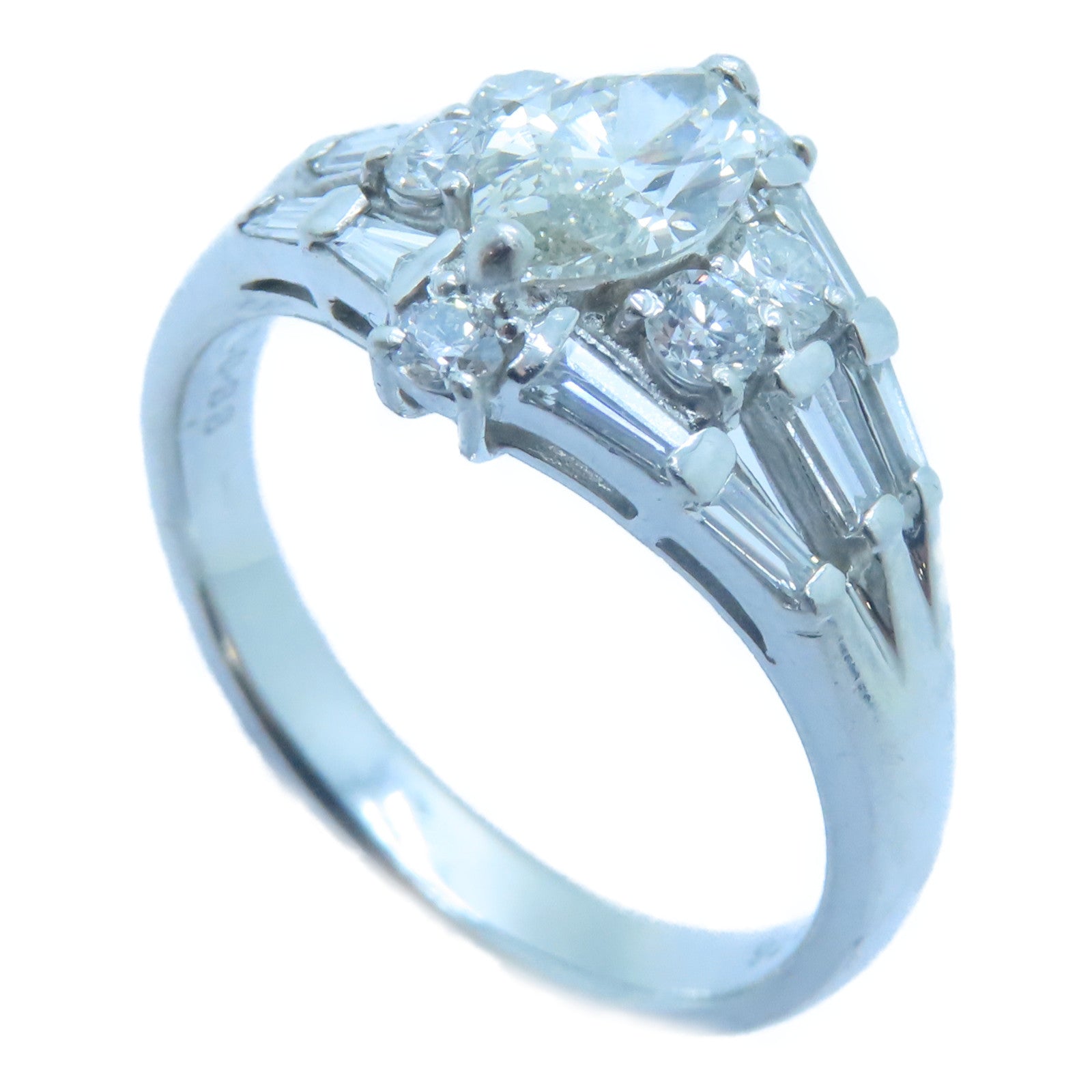 JEWELRY 【激減優惠】PT900鉑金Diamond Ring 0.876ct/0.88ct鑽石戒指US#9.25