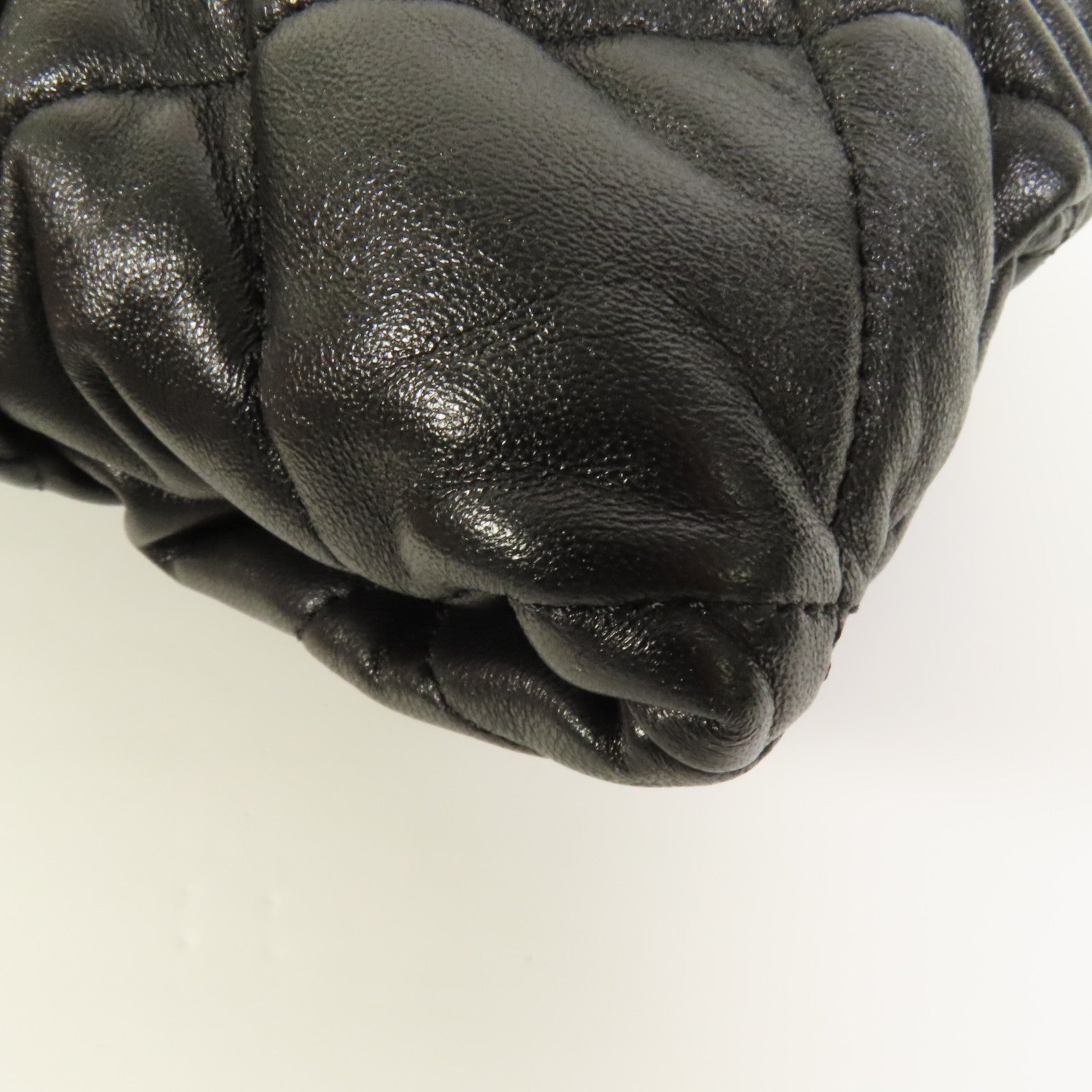 CHANEL 羊皮皮革Mini Bow Bag金扣手挽肩背兩用袋