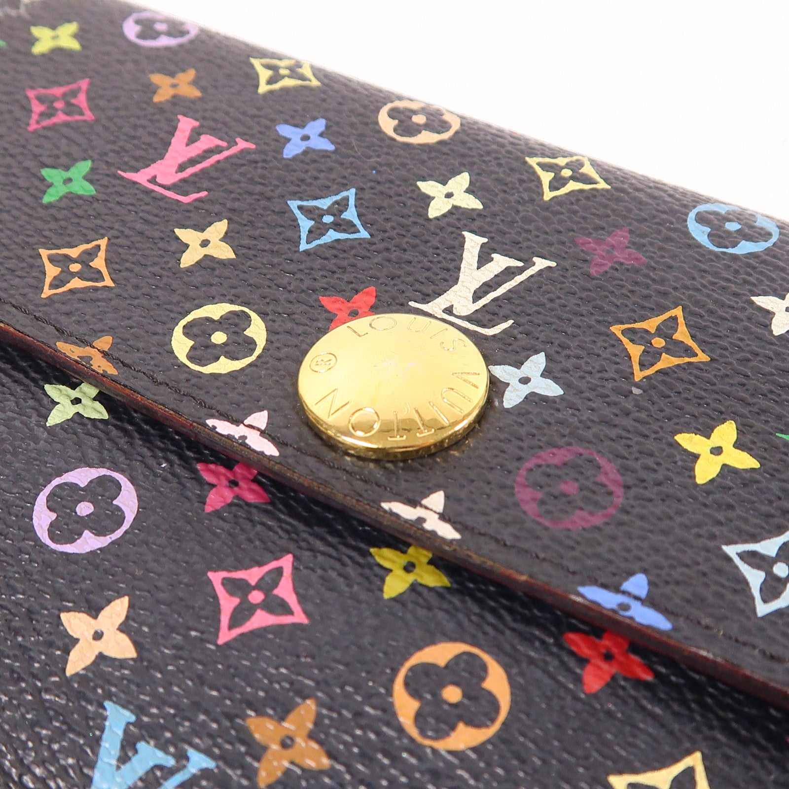 LOUIS VUITTON Monogram Multicolore Portefeuille Sarah金扣長錢包