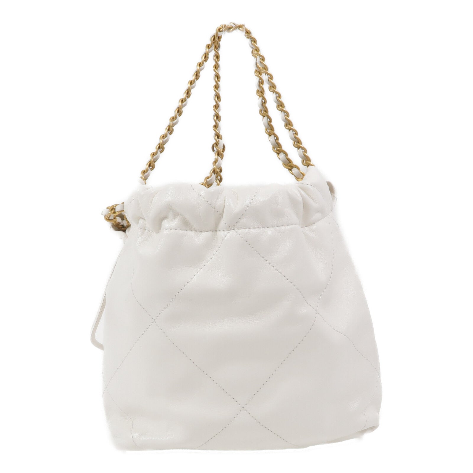CHANEL 牛皮皮革Chanel 22 Mini鏈帶肩背袋