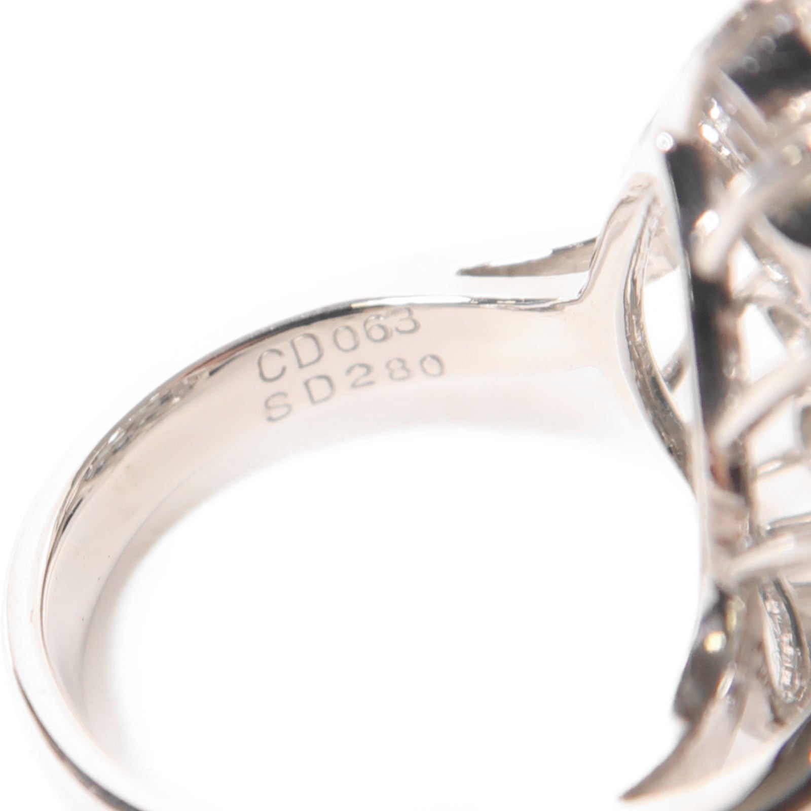 JEWELRY 【激減優惠】PT900鉑金Diamond Ring 0.63ct鑽石 2.8鑽石戒指US#6