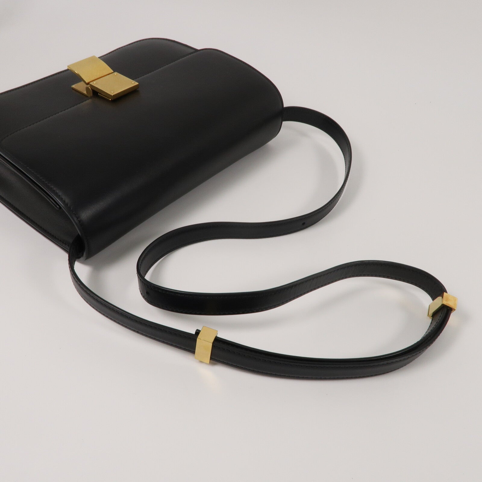 CELINE 牛皮皮革Classic Box肩背袋