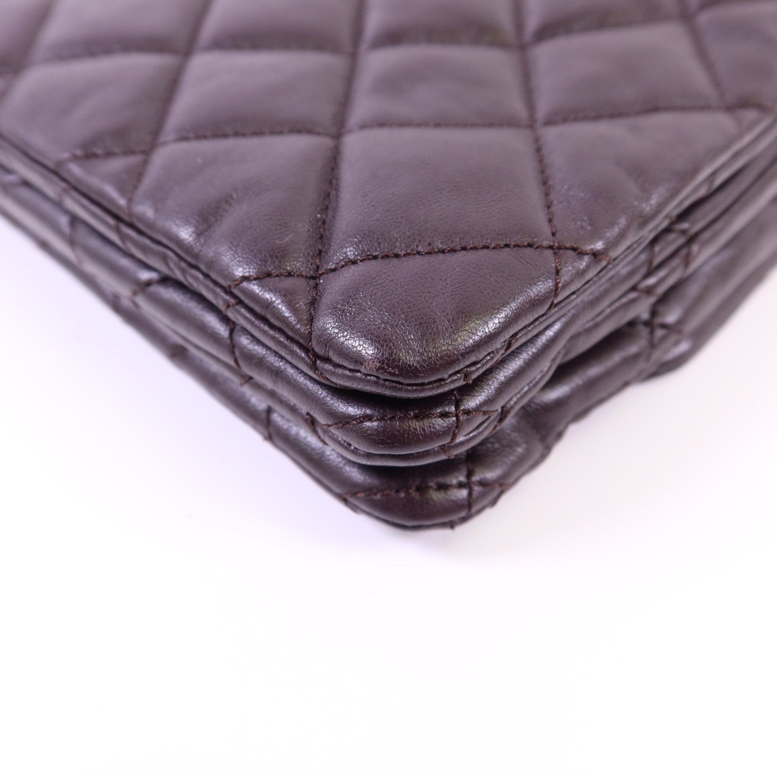 CHANEL 牛皮皮革Chain Shoulder Bag金扣鏈帶肩背袋