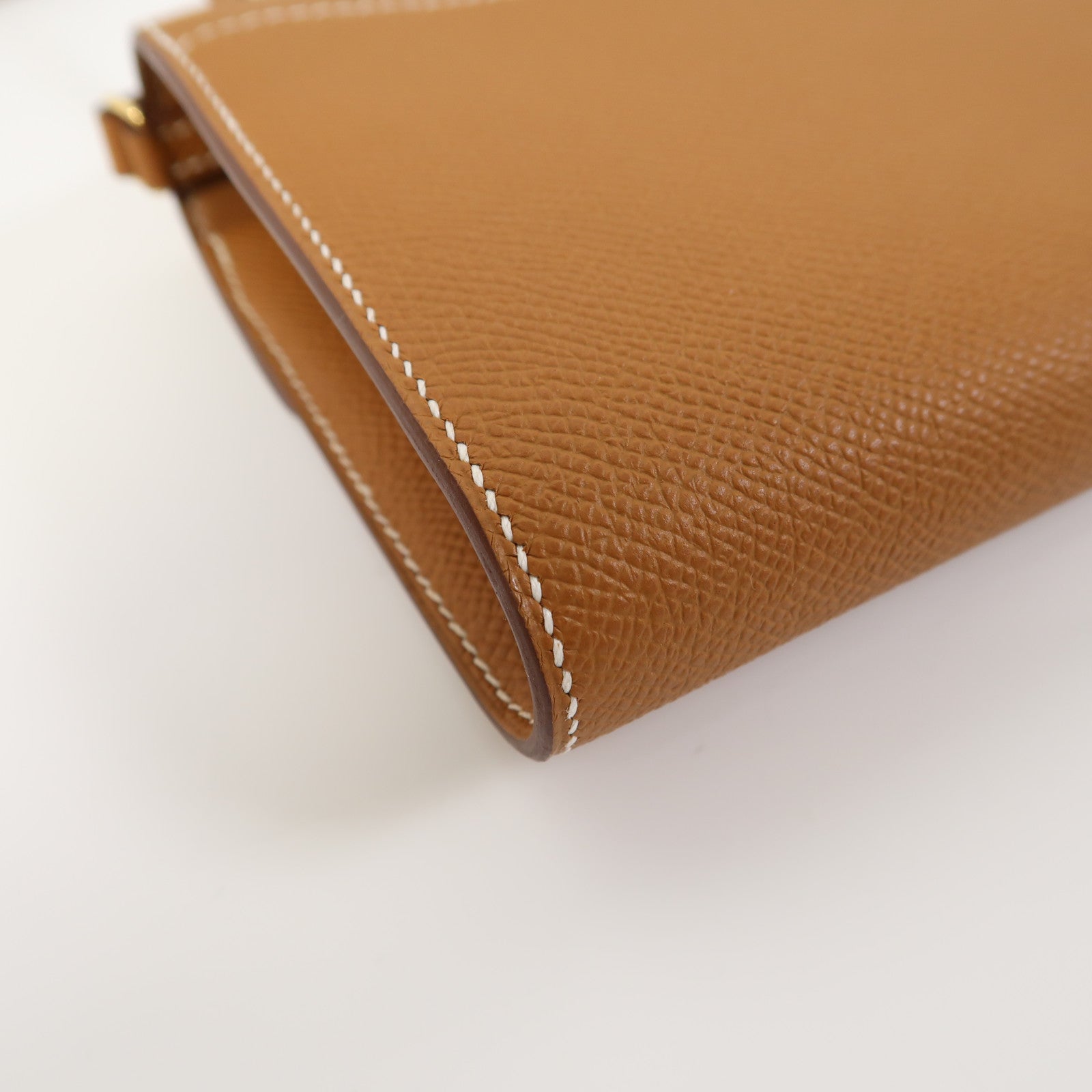 HERMES Epsom皮革Constance To Go金扣肩背袋金色