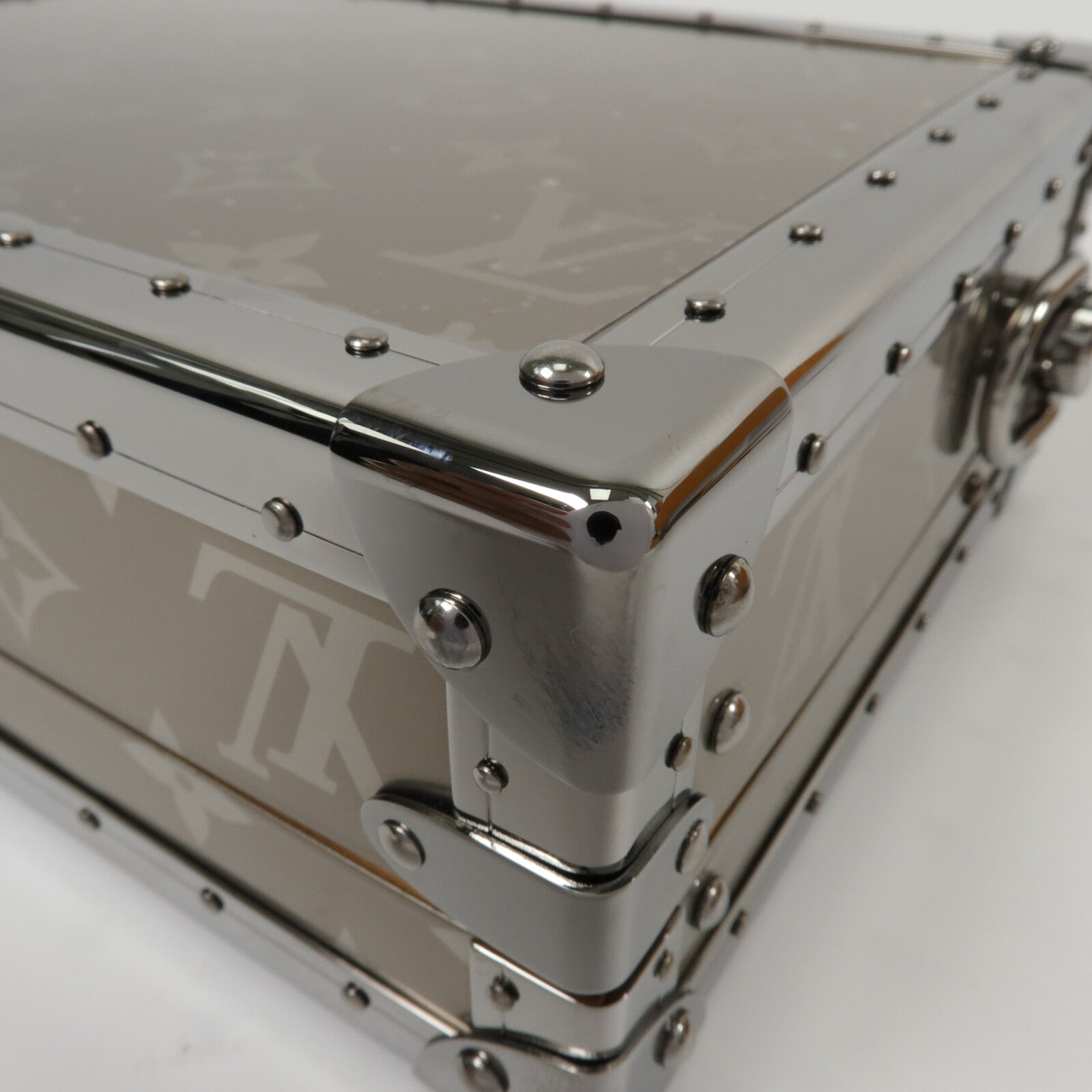 LOUIS VUITTON Monogram Titanium Clutch Box手拿包