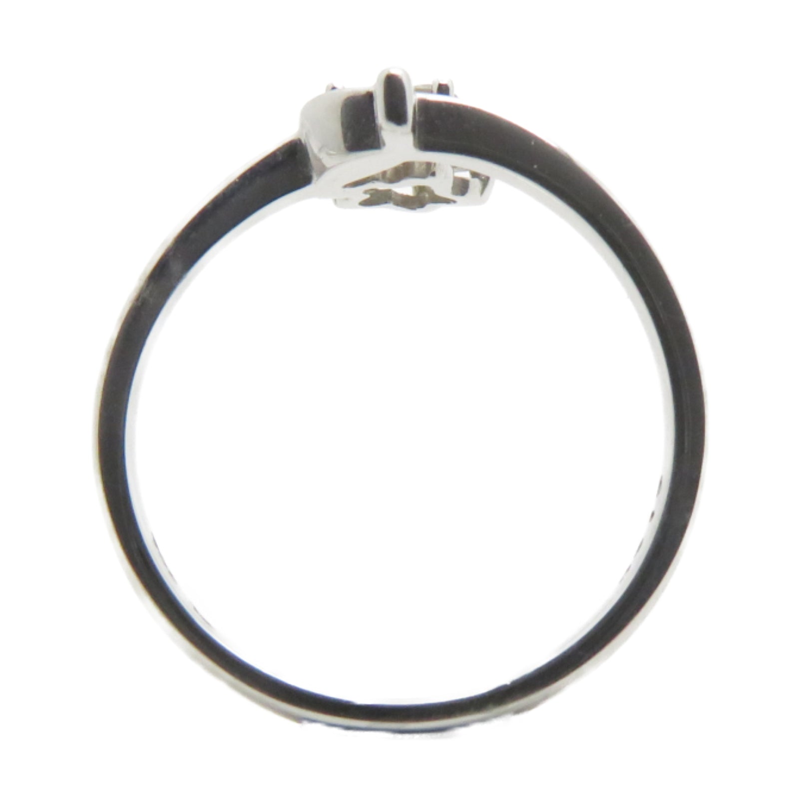 JEWELRY 【激減優惠】18K白金Ring 0.15ct鑽石戒指US#5.9