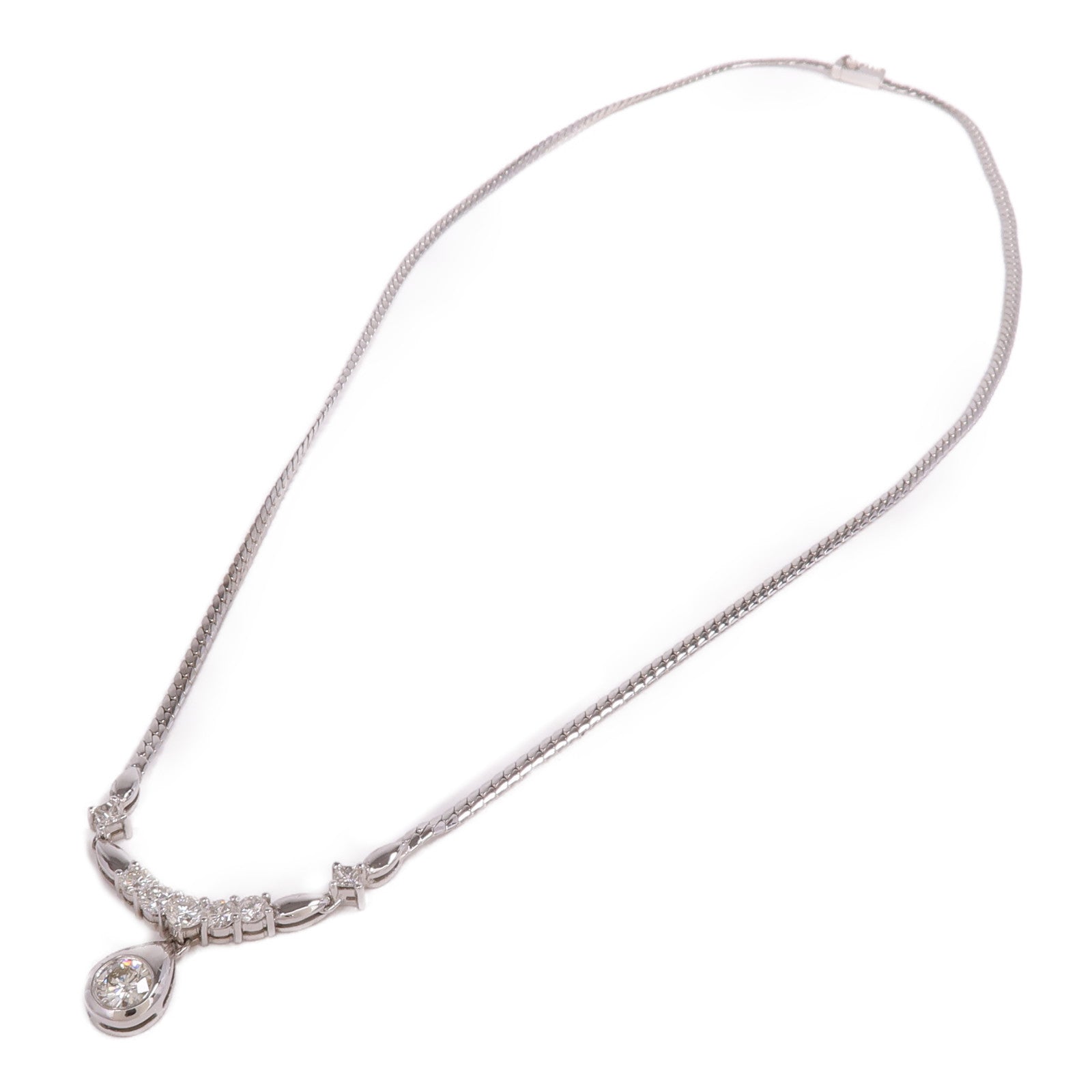 JEWELRY 【激減優惠】18K白金Diamond Necklace鑽石項鍊