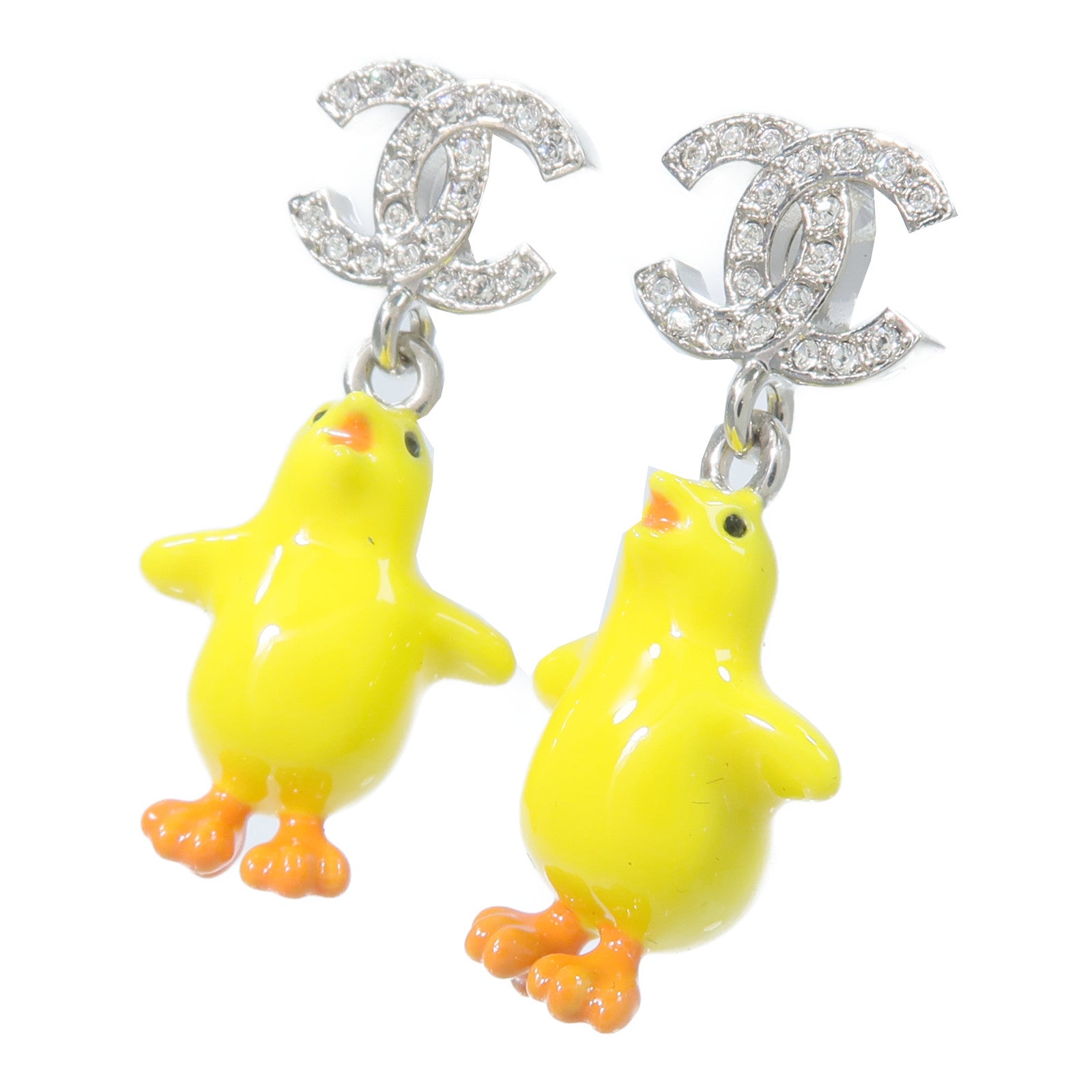 CHANEL PVC/金屬Earrings耳環