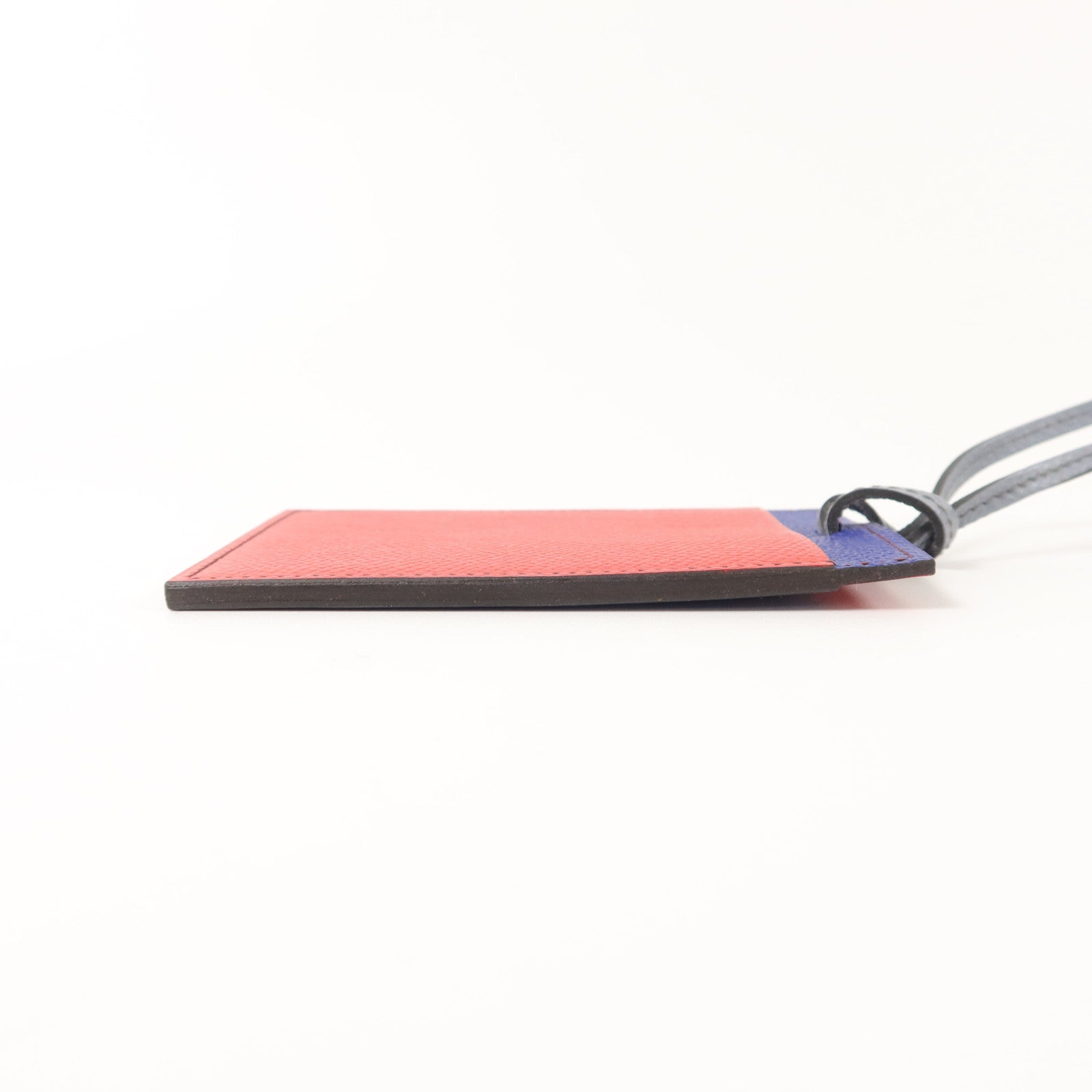 HERMES Epsom皮革Petit H Card Holder With Strap卡片套