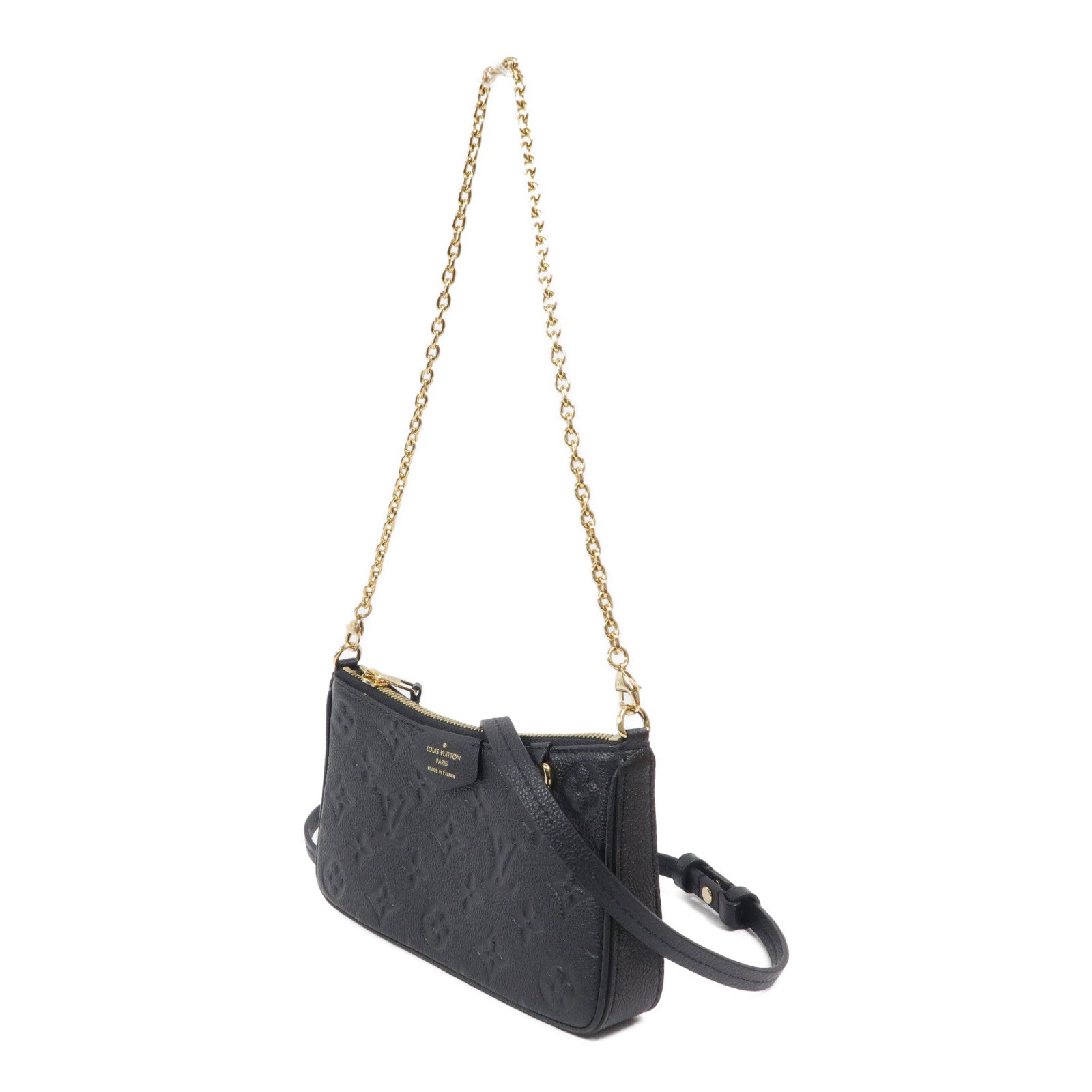 LOUIS VUITTON Monogram Empreinte Easy Pouch On Strap手挽肩背兩用袋