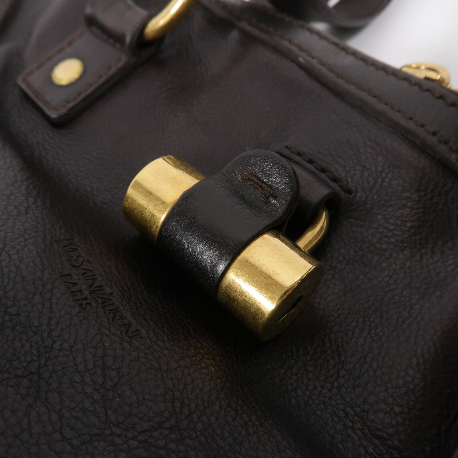 YVES SAINT LAURENT 牛皮皮革Muse Bag手挽袋