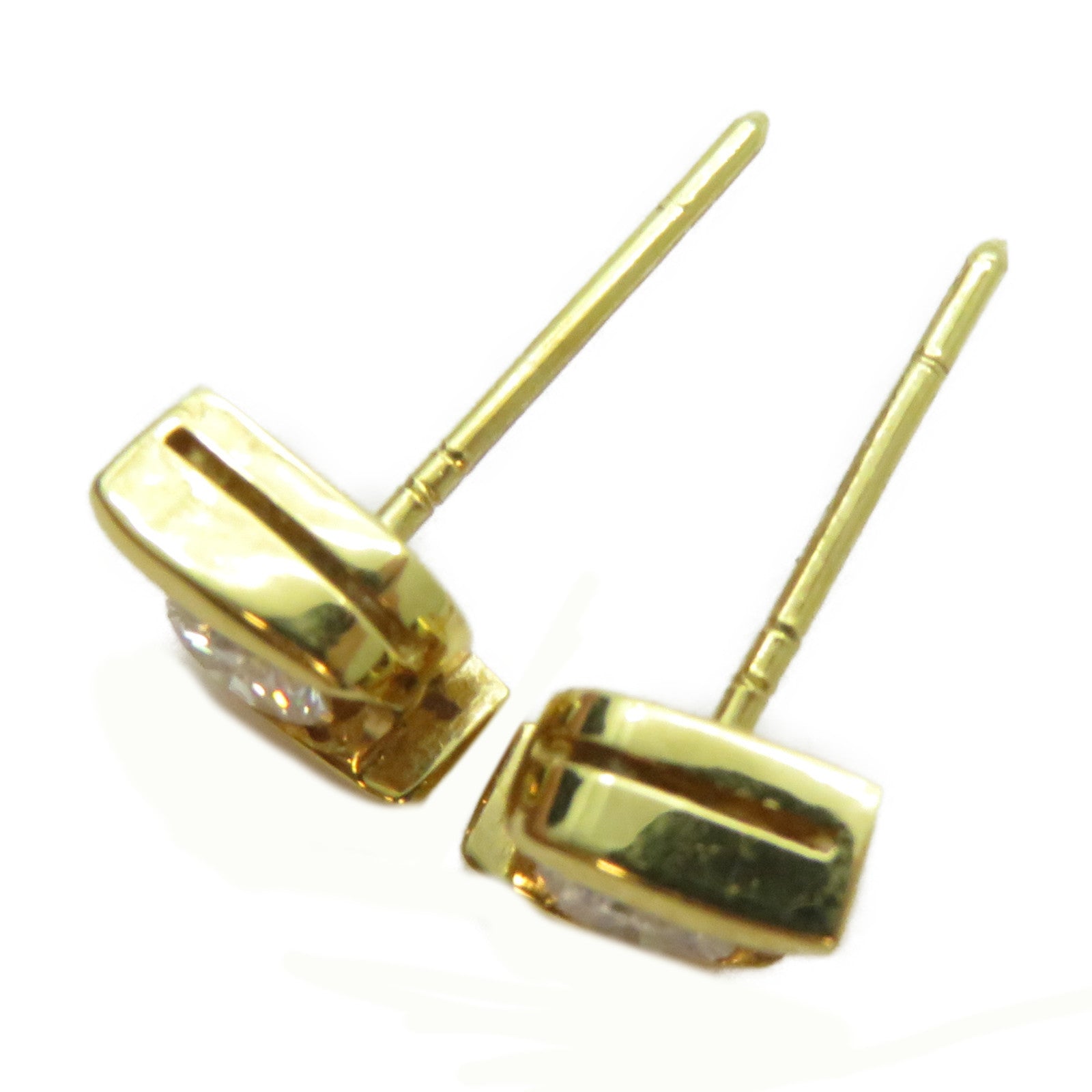 JEWELRY 18K黃金Diamond Earrings 0.36ct鑽石耳環